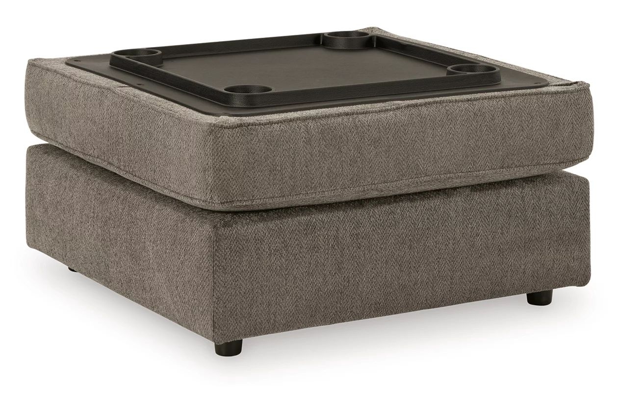 Ashley O'Phannon Polyester Fabric Storage Ottoman