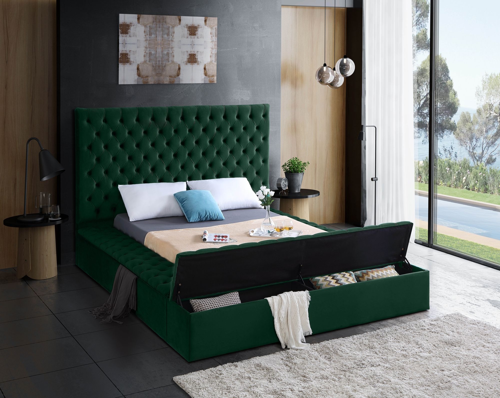 Bliss Velvet Bed