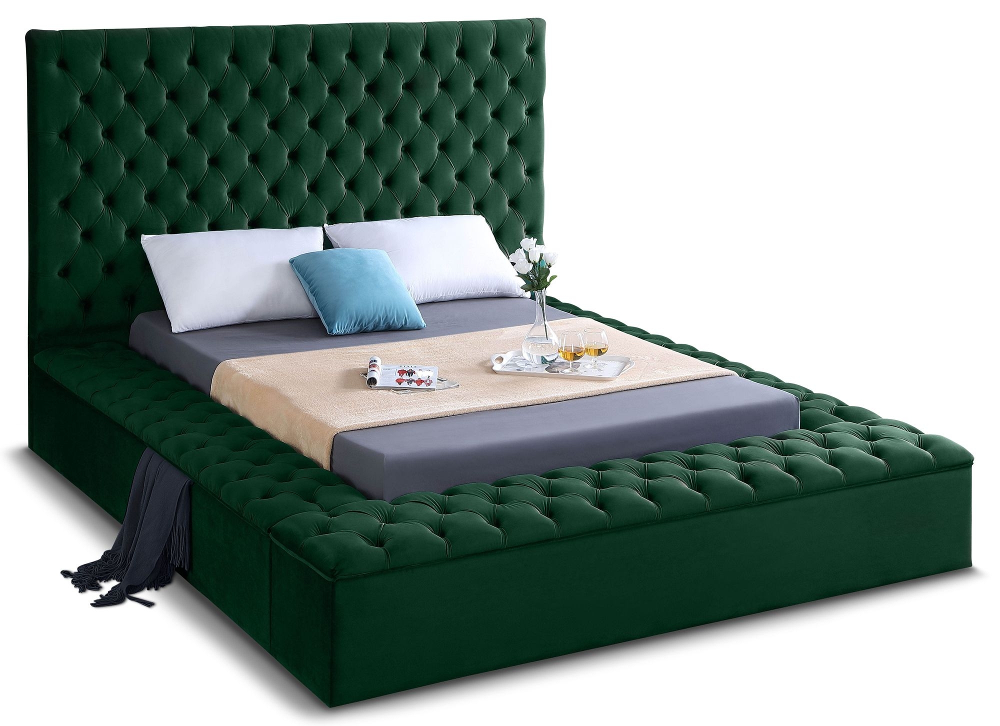 Bliss Velvet Bed