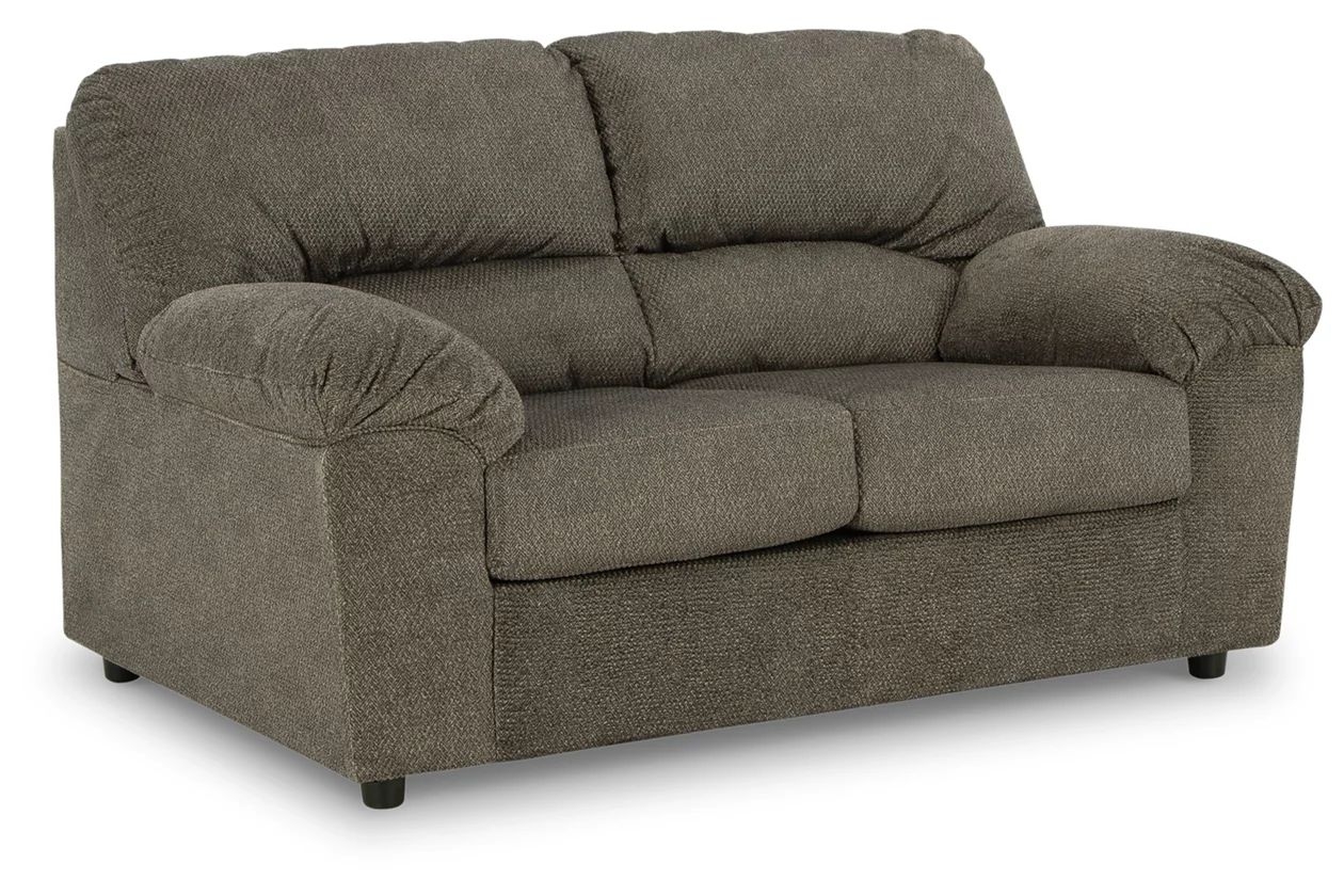 Norlou Polyester Fabric Loveseat