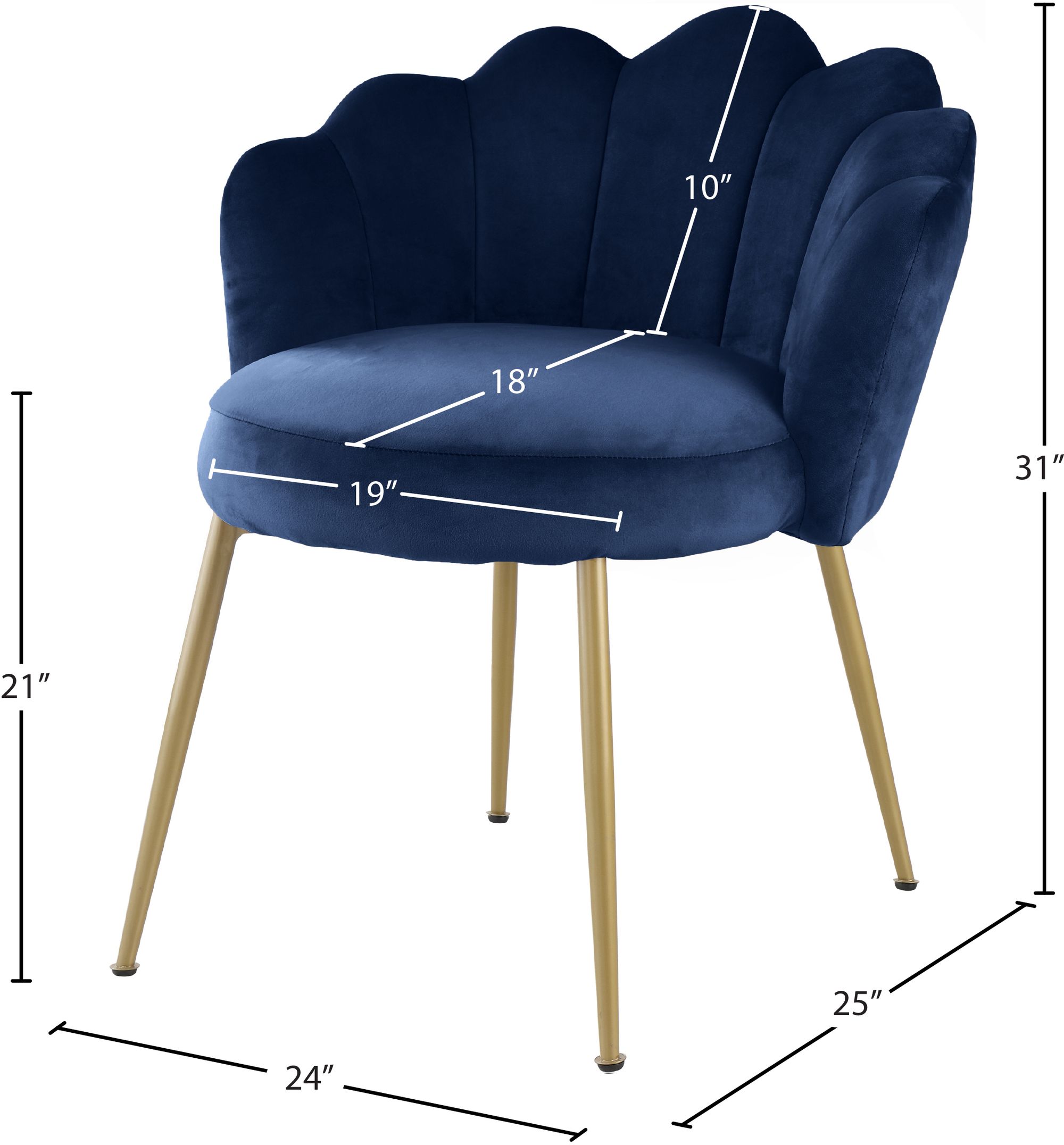 Claire Velvet Dining Chair