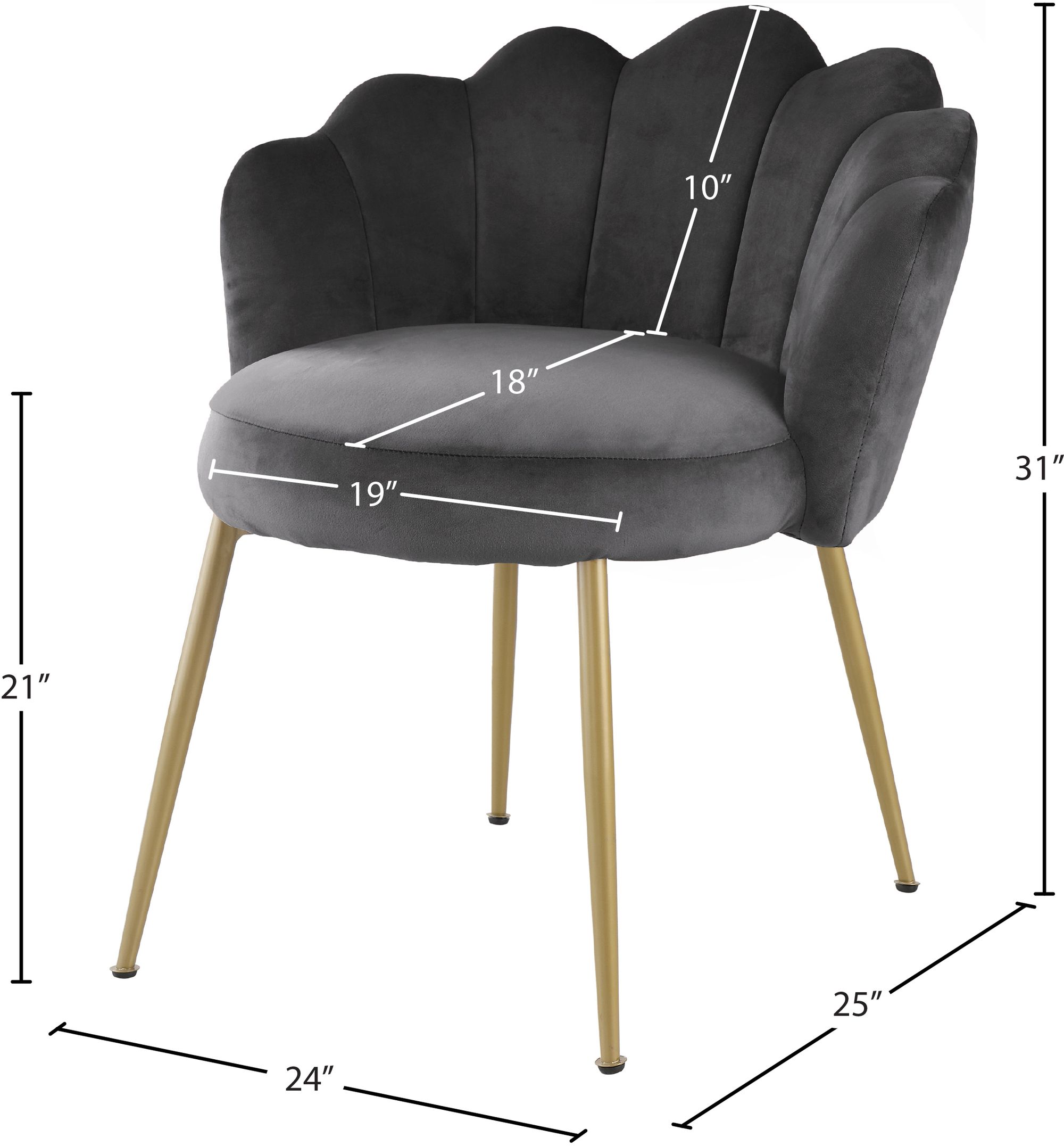 Claire Velvet Dining Chair
