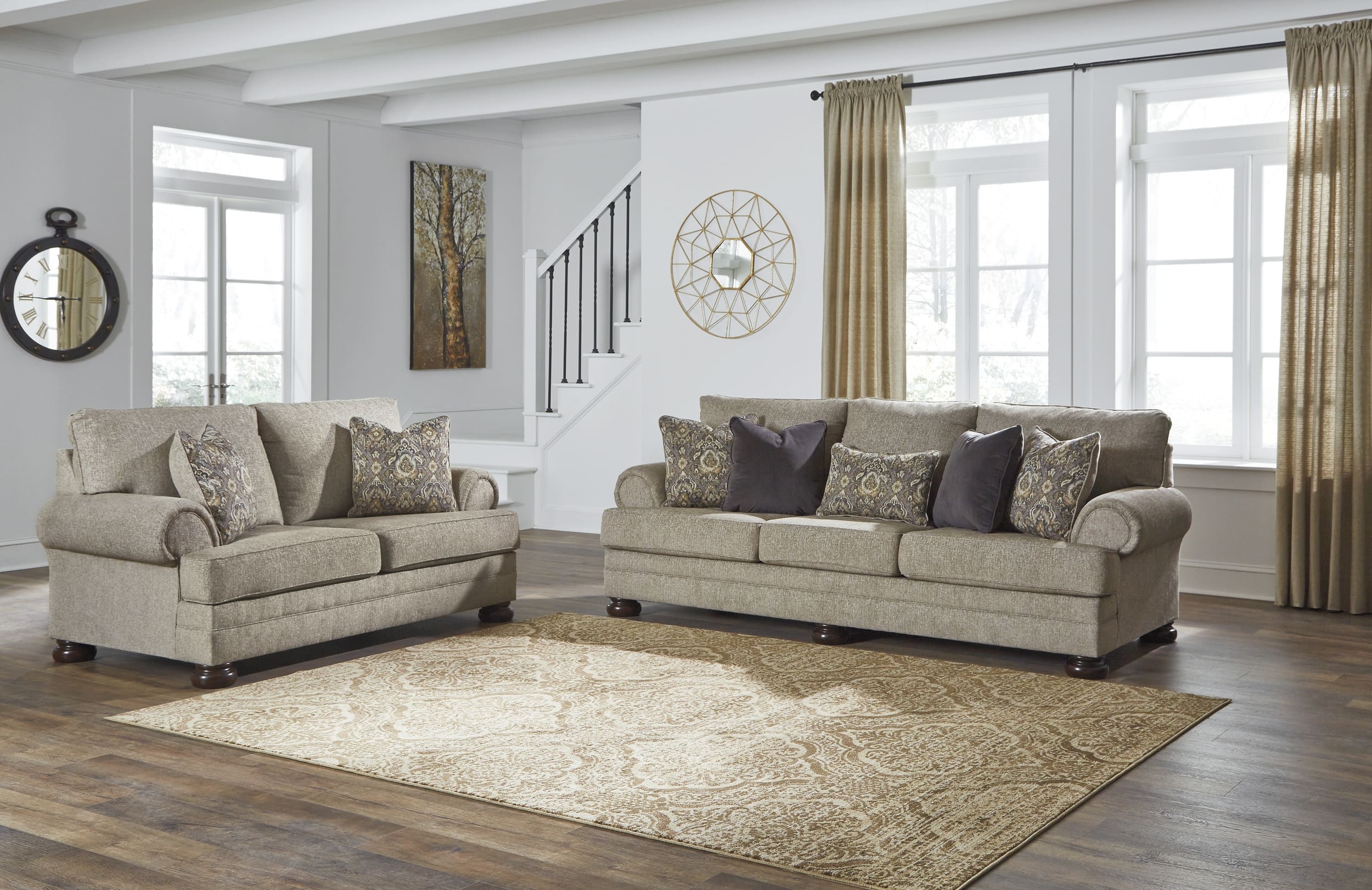 Ashley Kananwood Sofa And Loveseat
