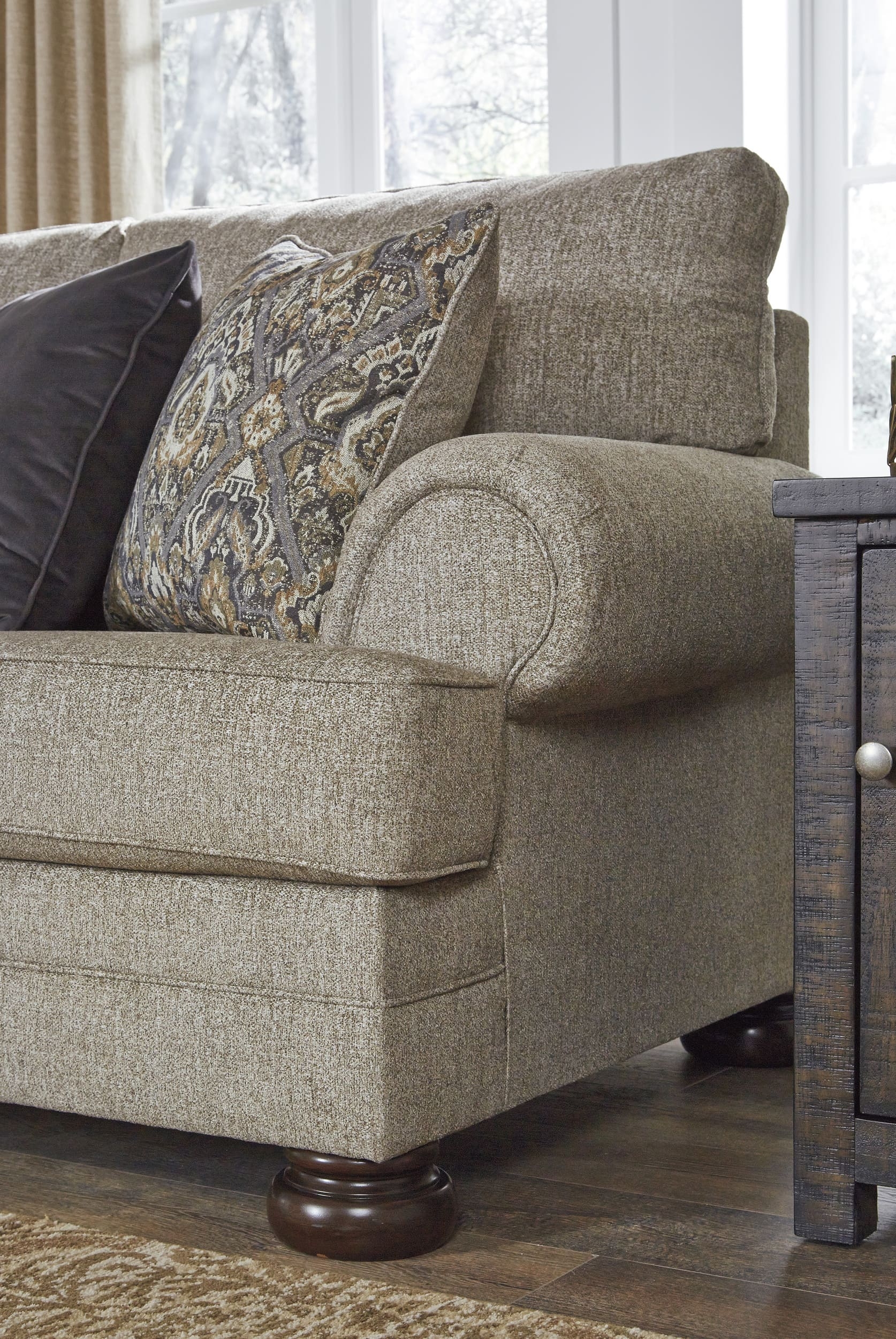Kananwood Polyester Sofa Side