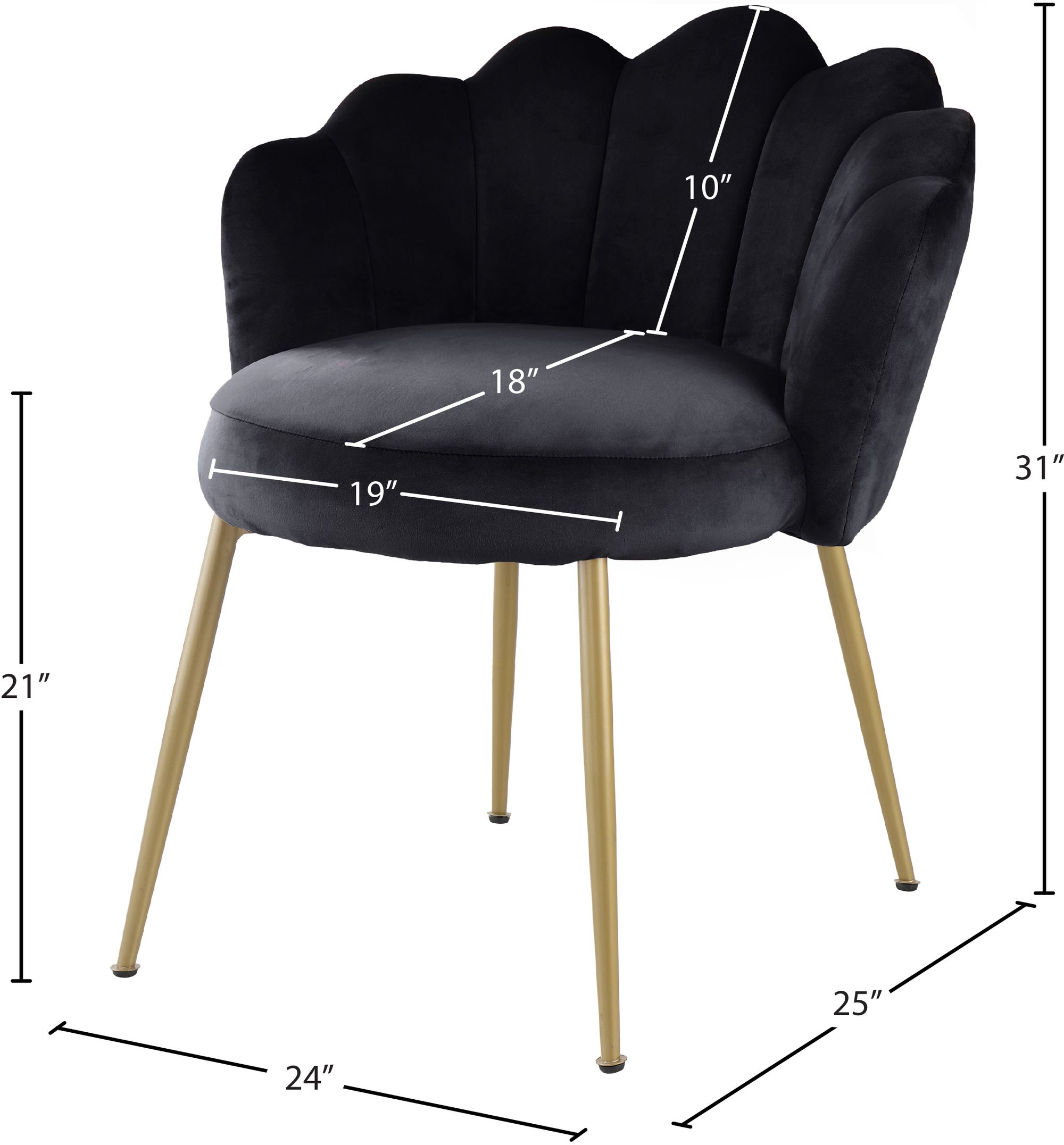 Claire Velvet Dining Chair