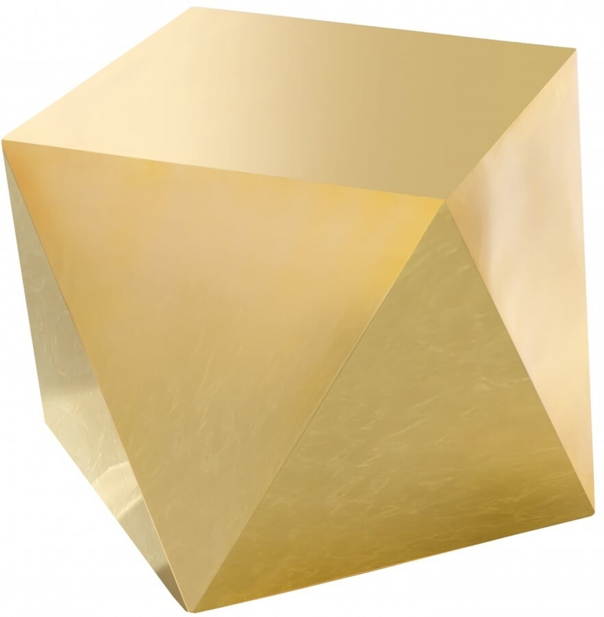 Gemma 20" Diamond Steel End Table