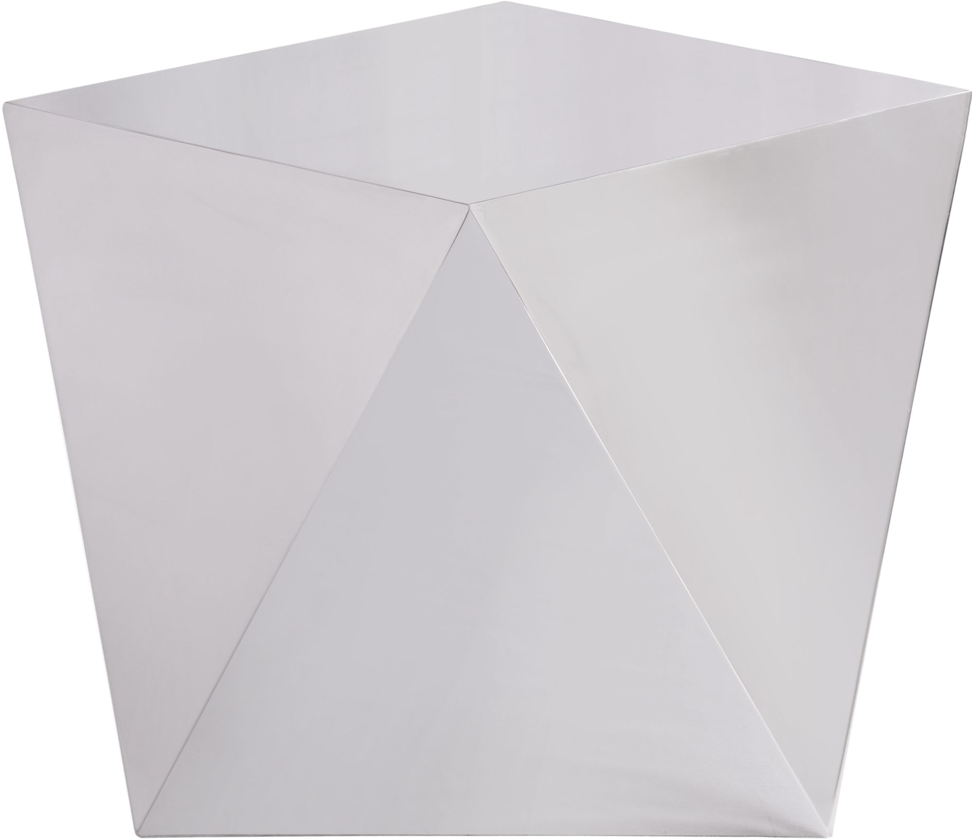 Gemma 20" Diamond Steel End Table