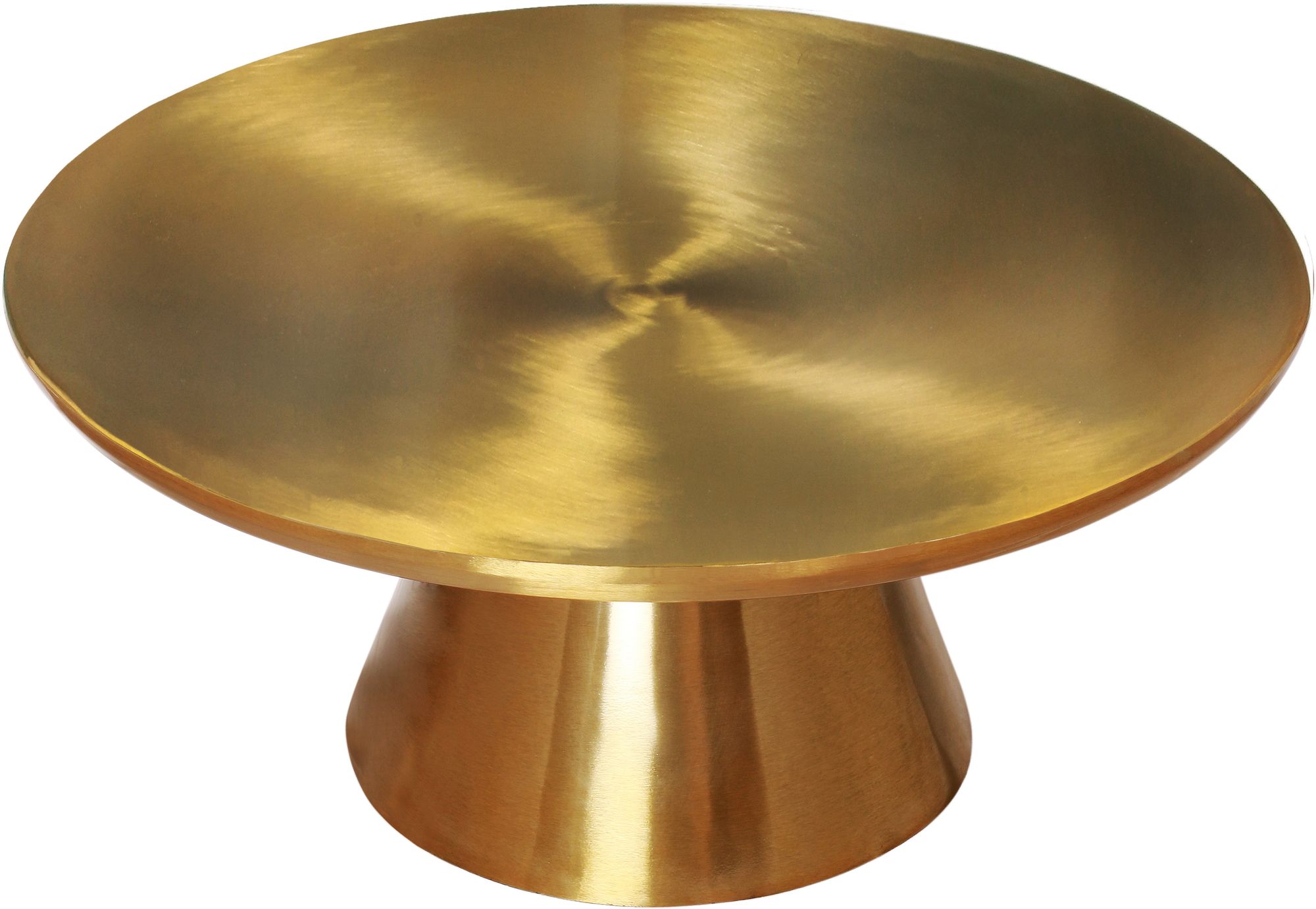 Martini 36" Round Stainless Steel Coffee Table