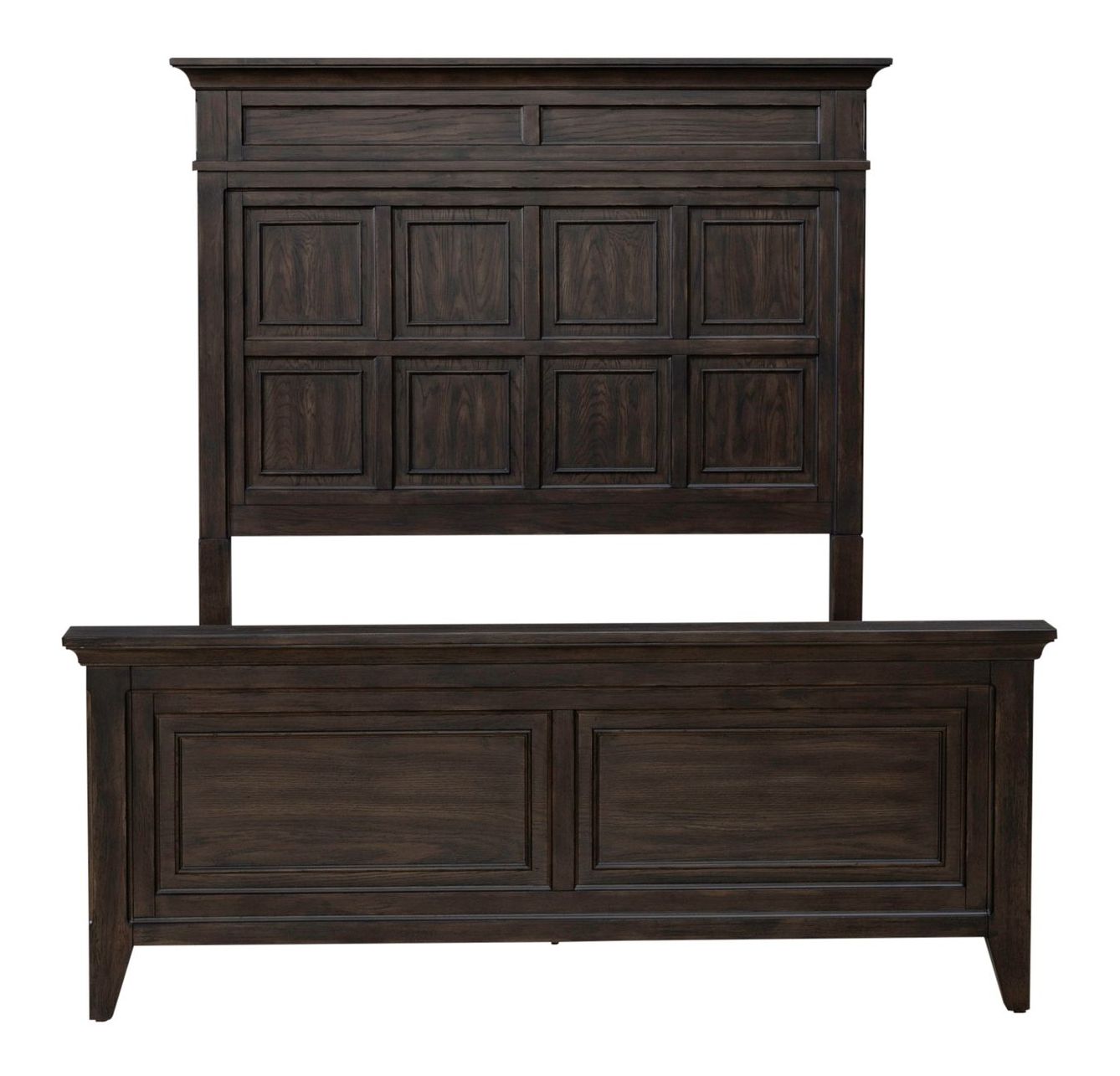 Paradise Valley Wood Panel Bed | Saddle Brown | Liberty Furniture