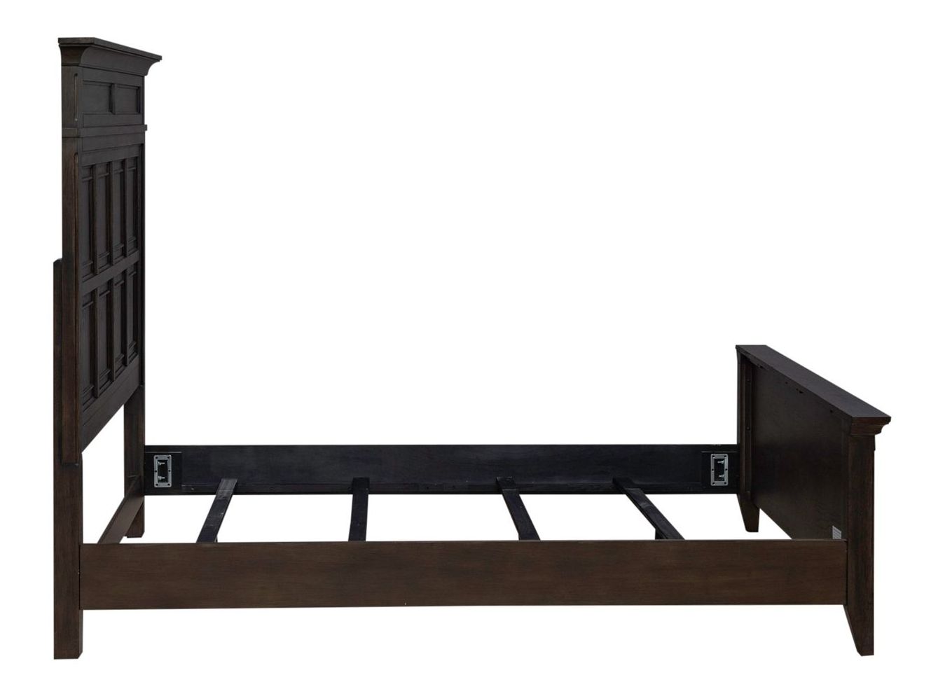 Paradise Valley Wood Panel Bed | Saddle Brown | Liberty Furniture