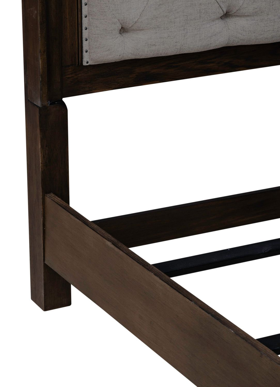 Paradise Valley Upholstered Bedroom Set | Saddle Brown Oak