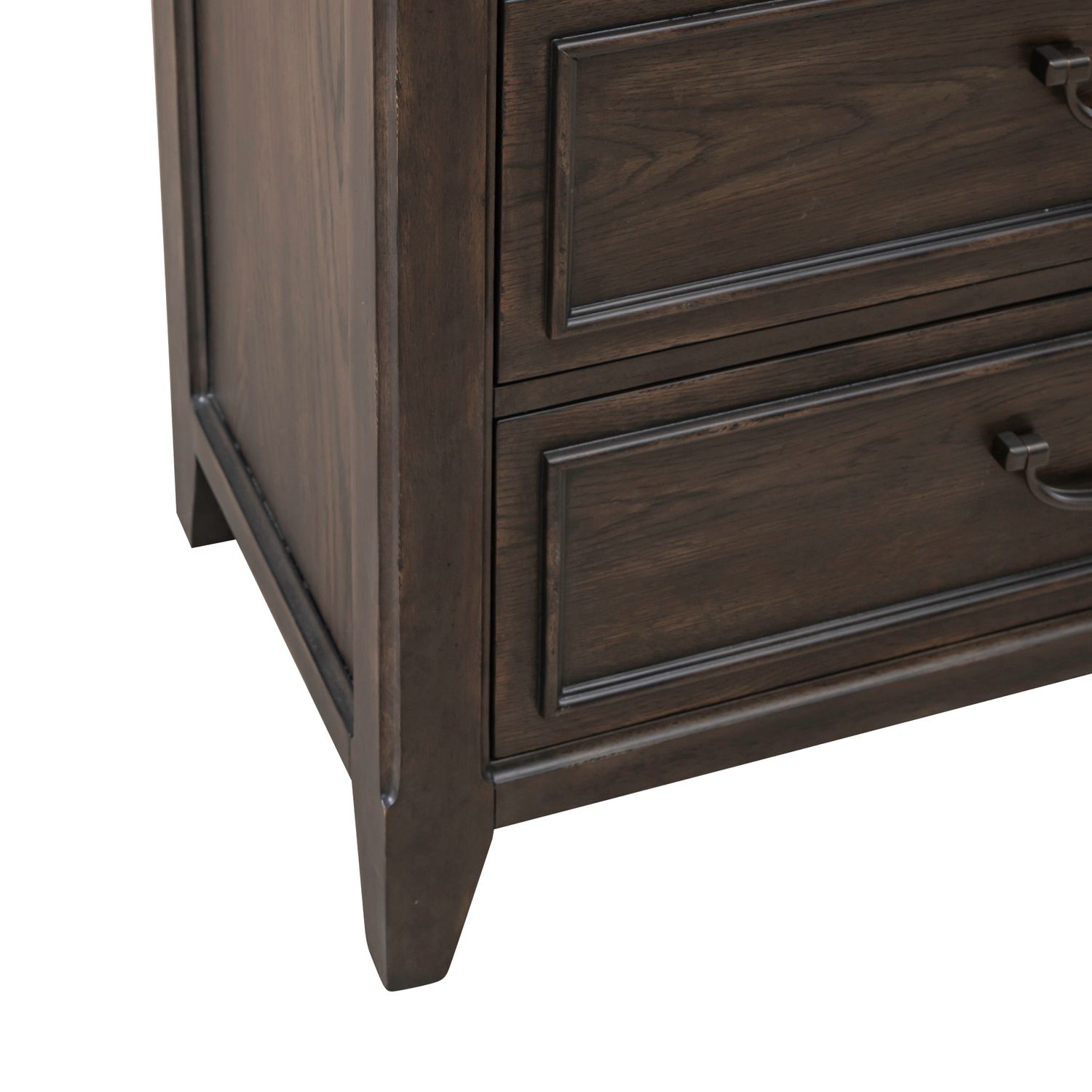 Paradise Valley Upholstered Bedroom Set | Saddle Brown Oak