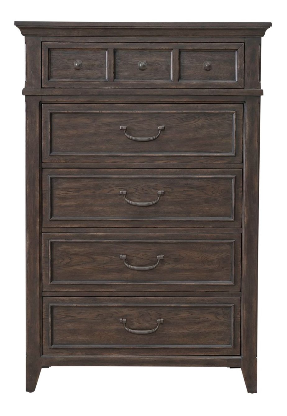 Paradise Valley Wood Panel Bedroom Set | Saddle Brown | Liberty