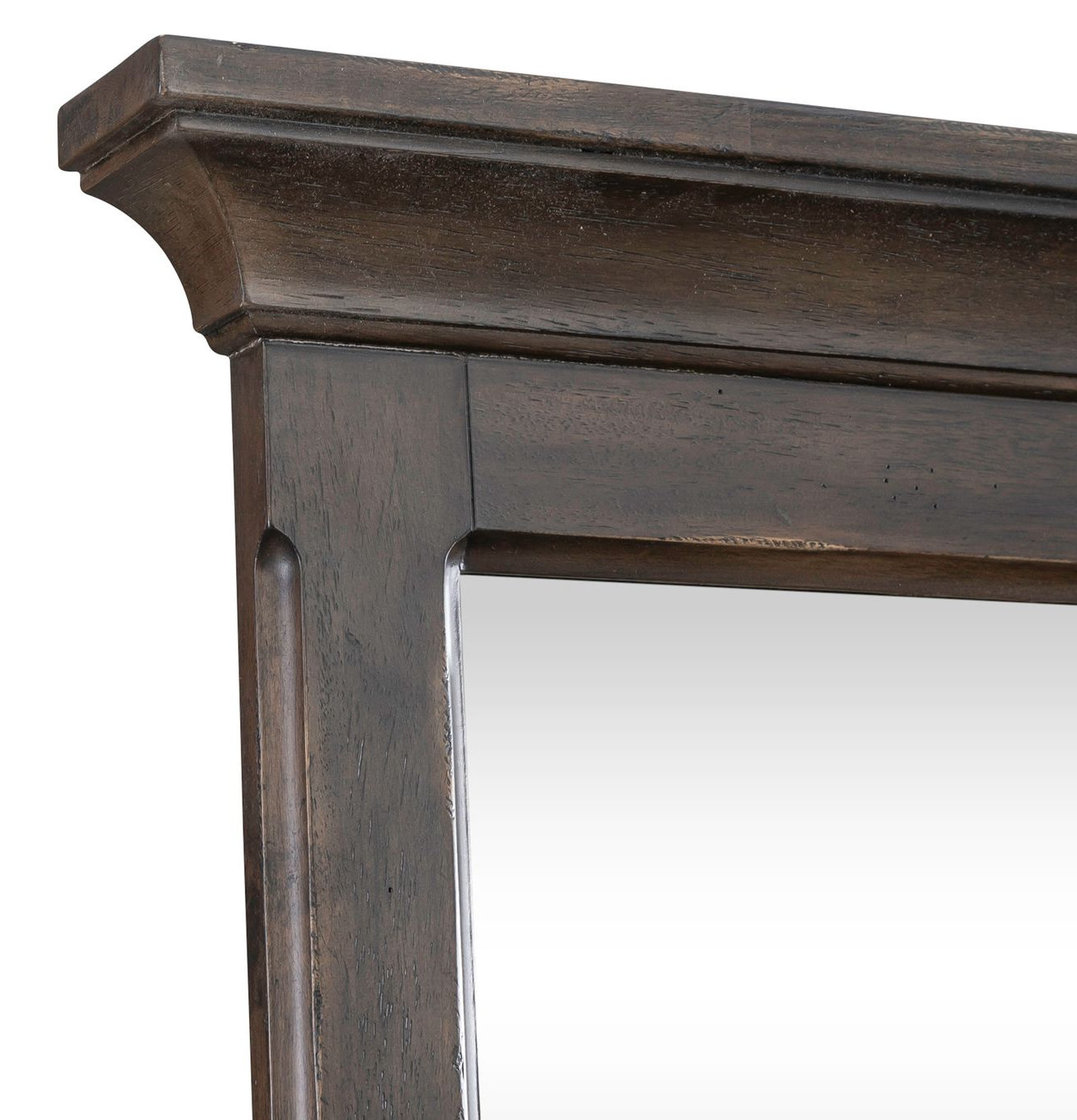 Paradise Valley Rectangular Wood/Glass Landscape Mirror