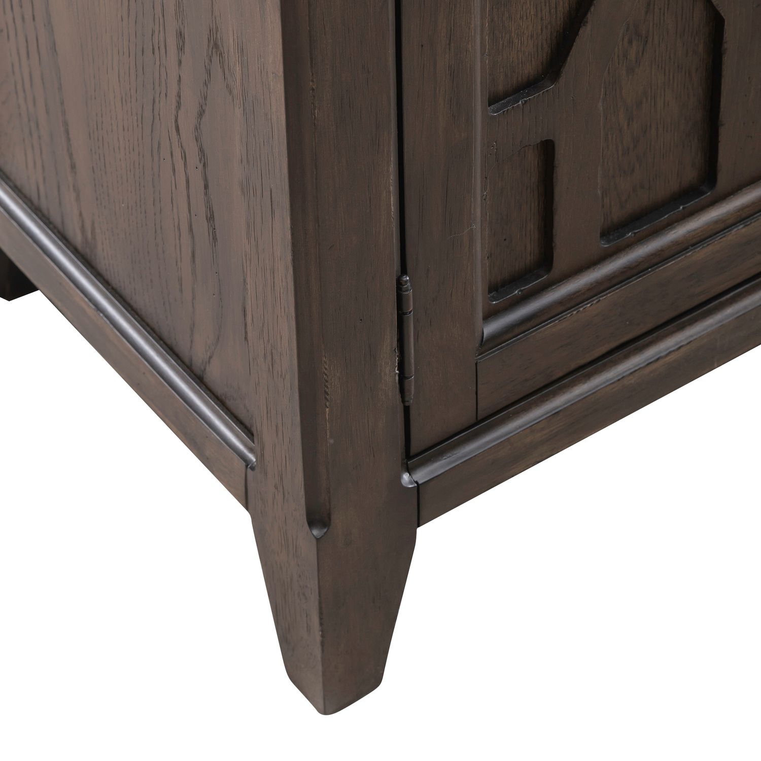 Paradise Valley Upholstered Bedroom Set | Saddle Brown Oak