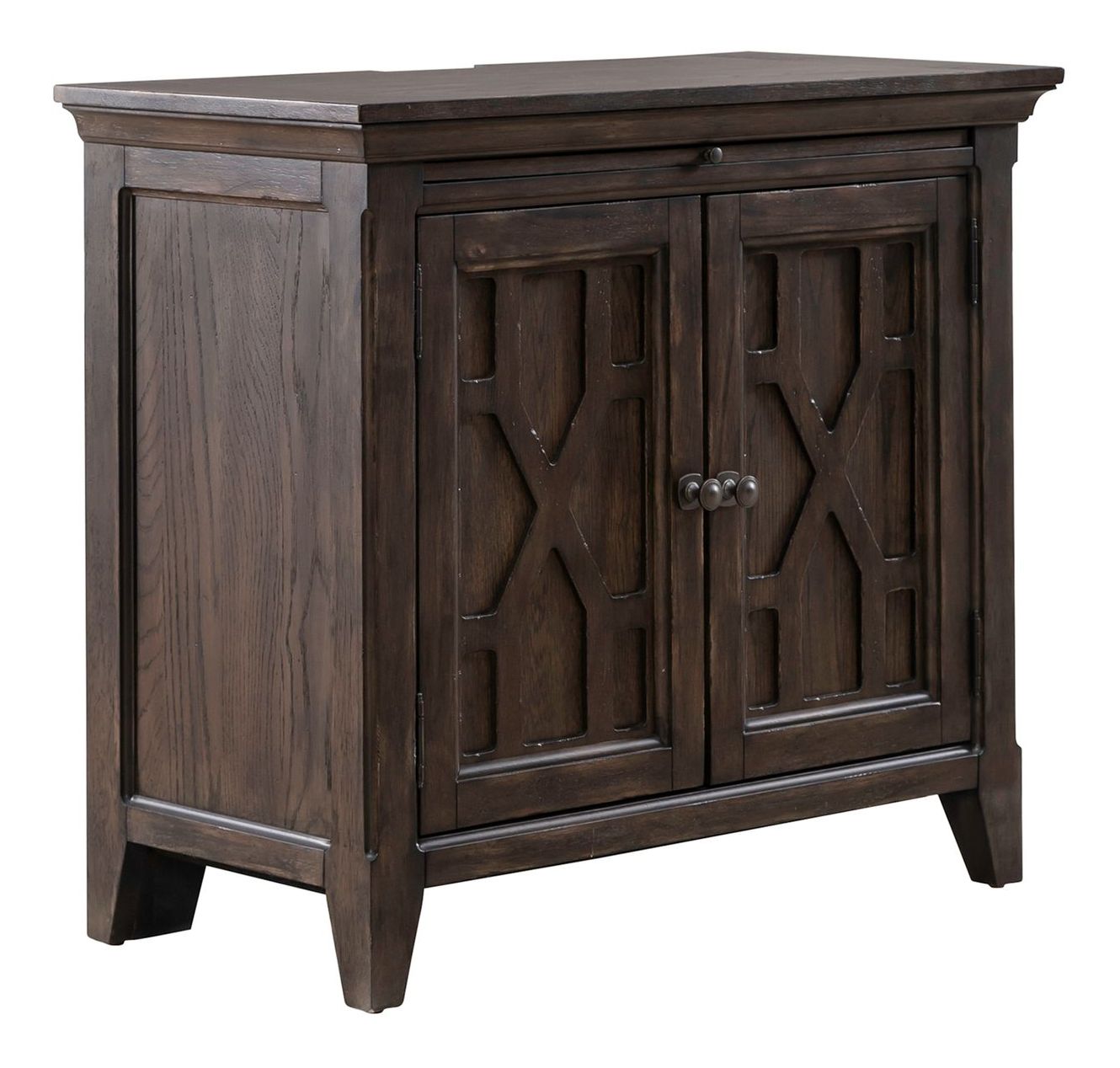 Paradise Valley Upholstered Bedroom Set | Saddle Brown Oak