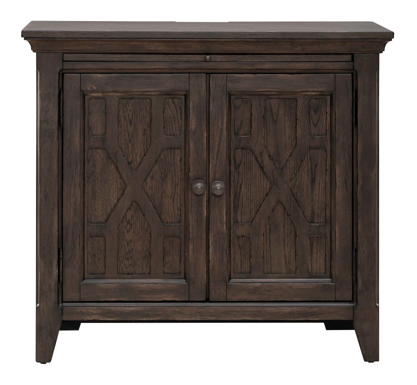 Paradise Valley Upholstered Bedroom Set | Saddle Brown Oak