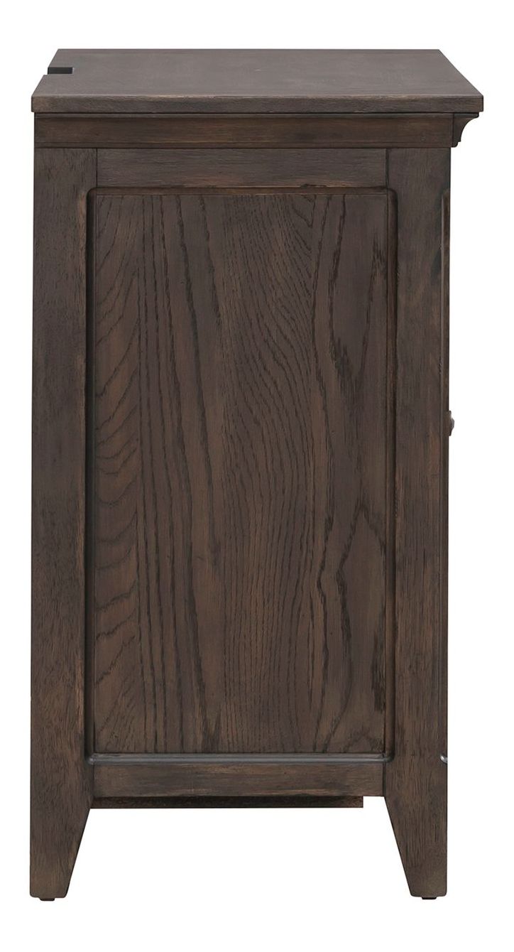 Paradise Valley Upholstered Bedroom Set | Saddle Brown Oak