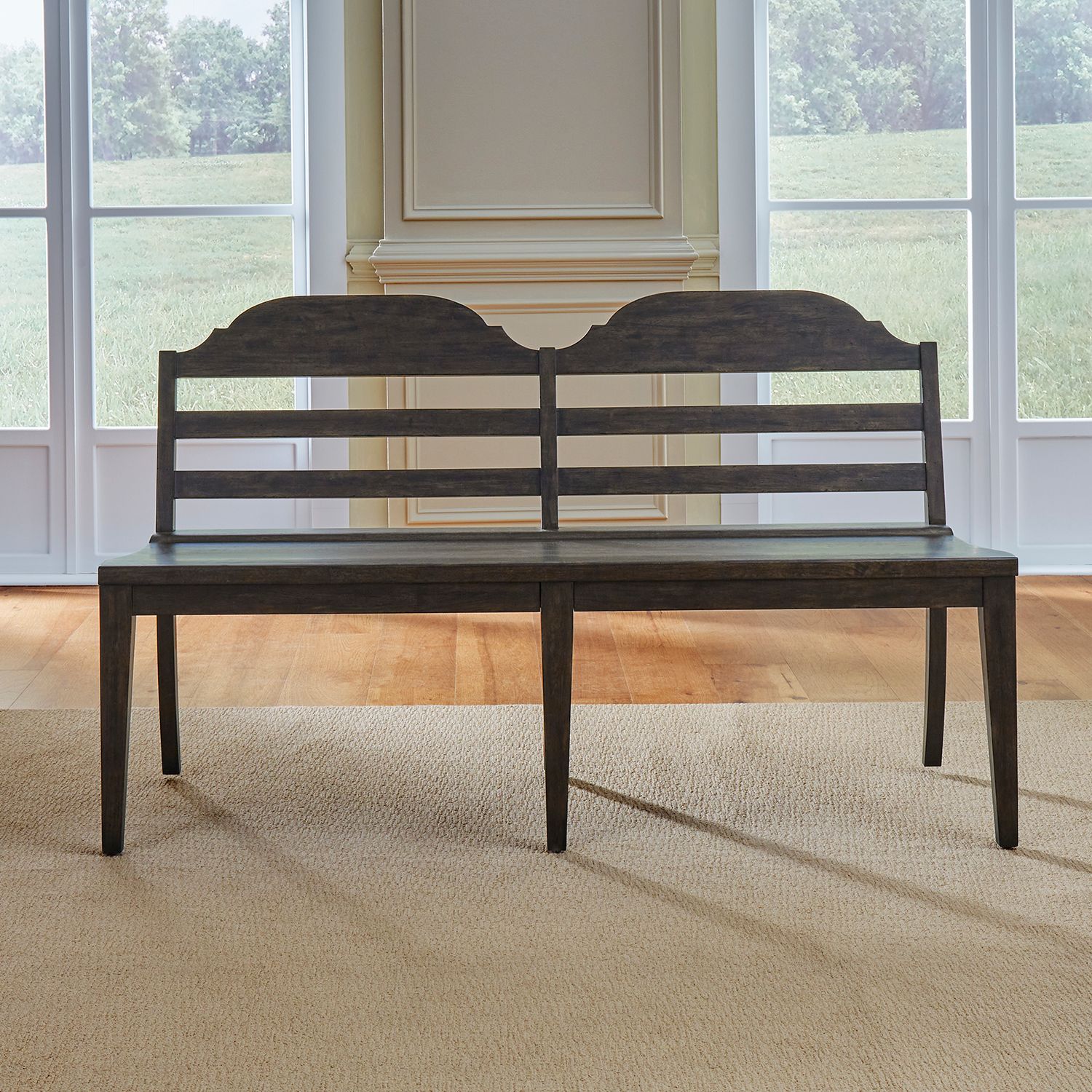 Paradise Valley Trestle Dining Set | Saddle Brown | Extendable