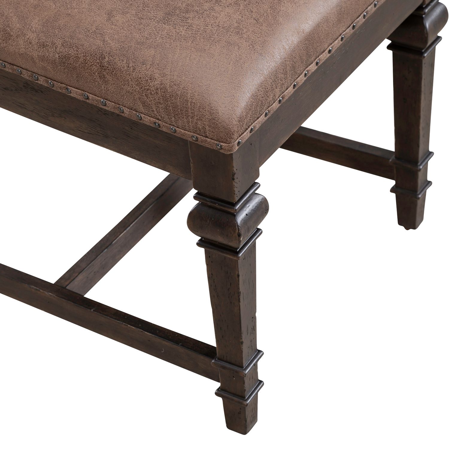 Paradise Valley Fabric/Leatherette/Wood Side Chair