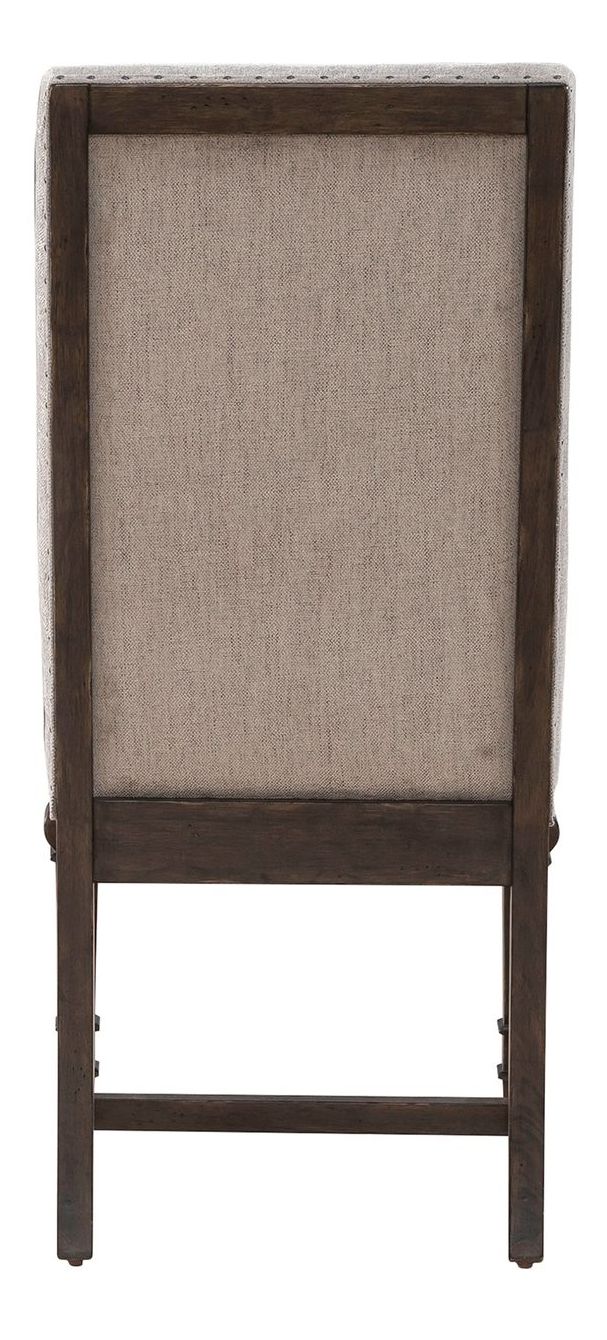 Paradise Valley Fabric/Leatherette/Wood Side Chair