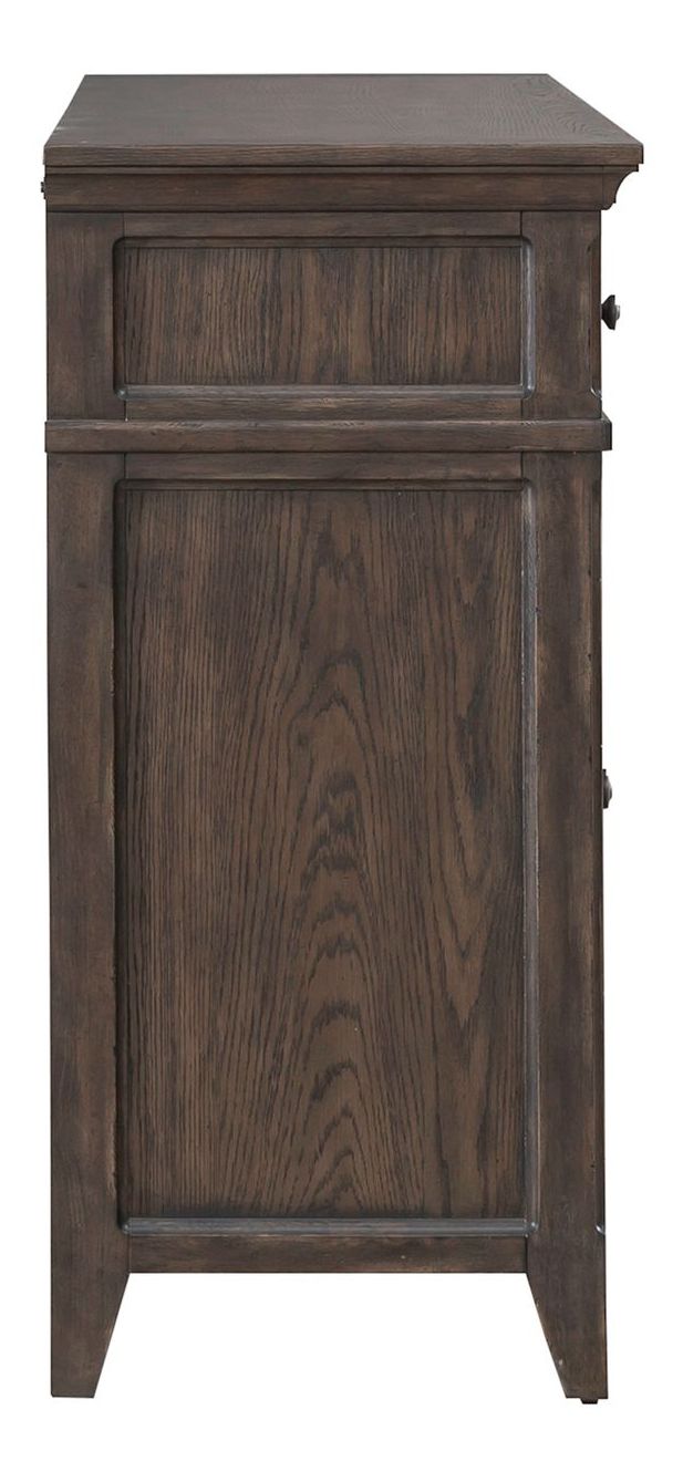 Paradise Valley Trestle Dining Room Set | Saddle Brown Oak