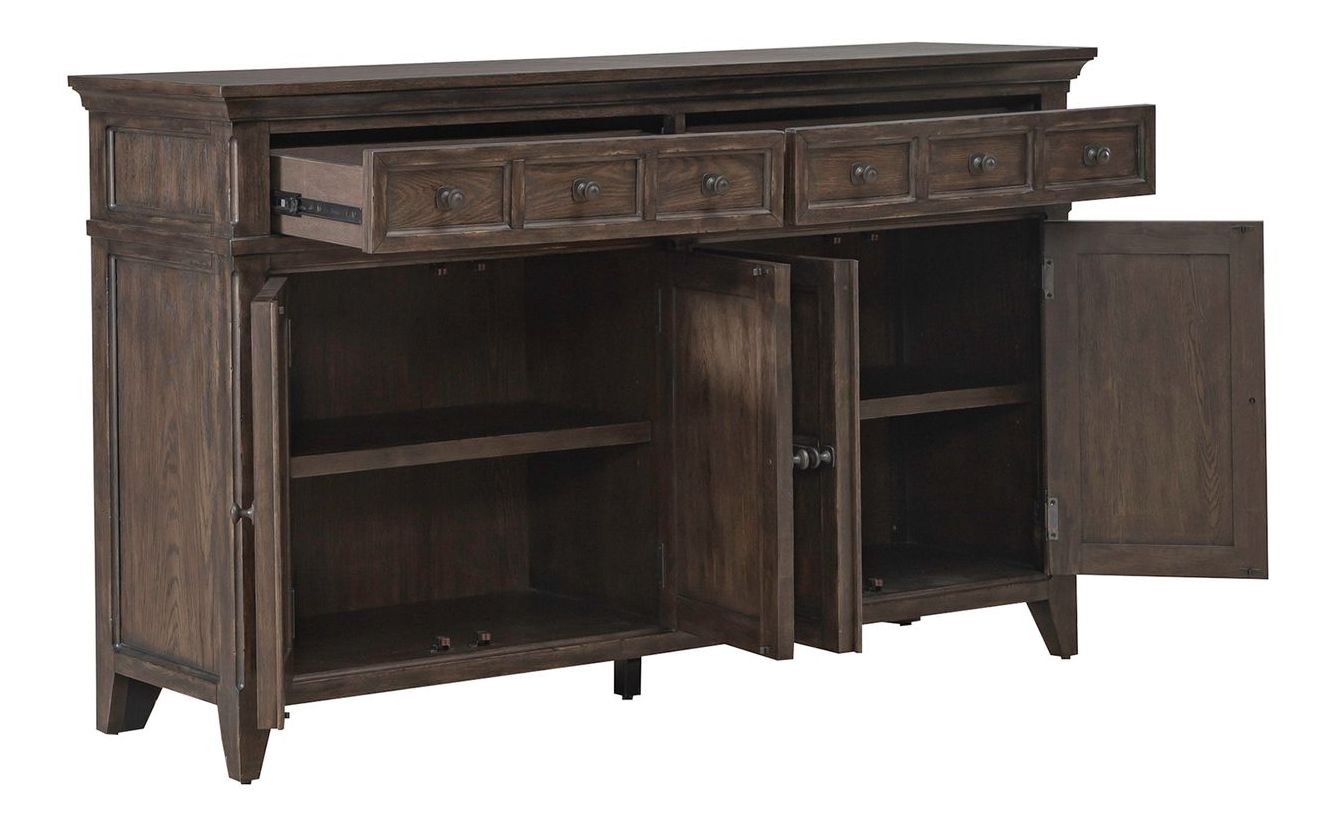 Paradise Valley Extendable Dining Set | Saddle Brown Oak
