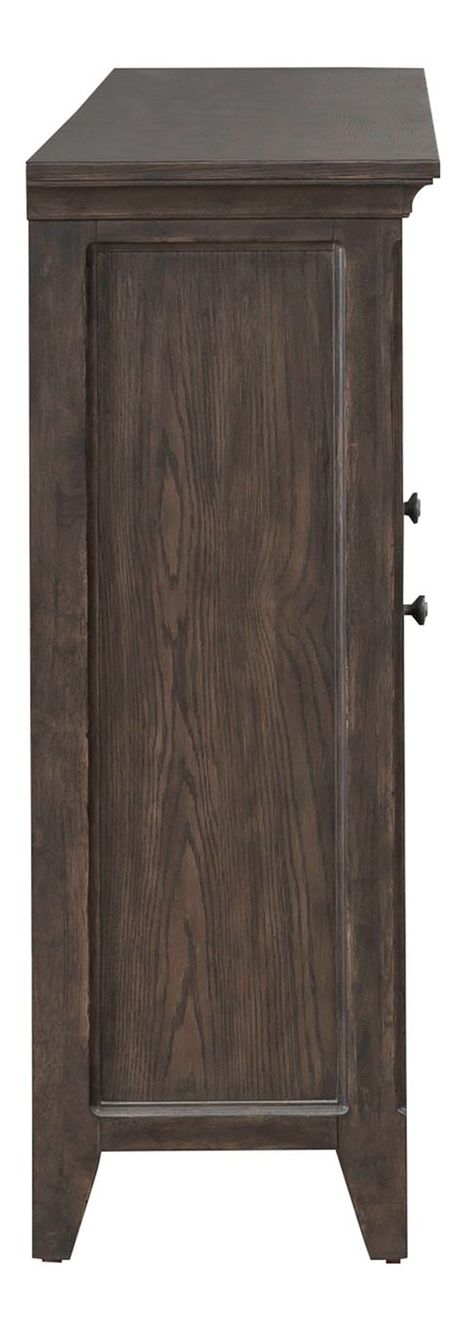 Paradise Valley Round Wood Extendable Dining Set | Saddle Brown