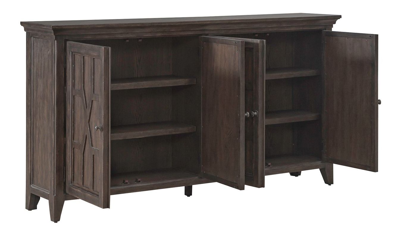 Paradise Valley Trestle Dining Room Set | Saddle Brown Oak