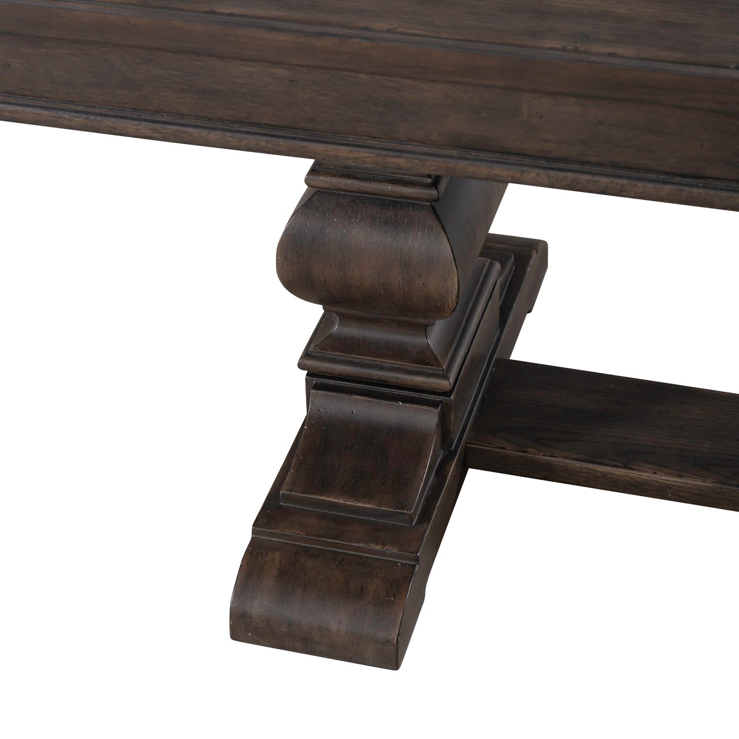 Paradise Valley Trestle Dining Set | Saddle Brown | Extendable