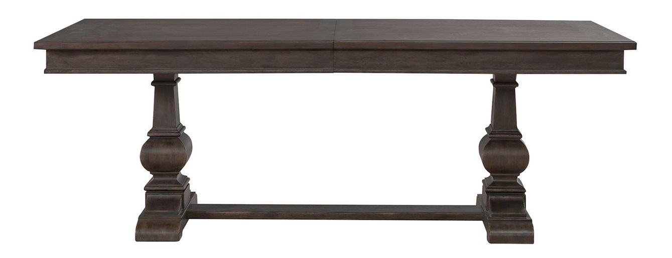 Paradise Valley Trestle Dining Set | Saddle Brown | Extendable