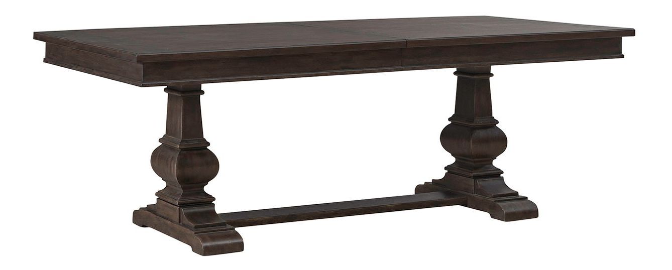 Paradise Valley Rectangular Wood Extendable Trestle Dining Table