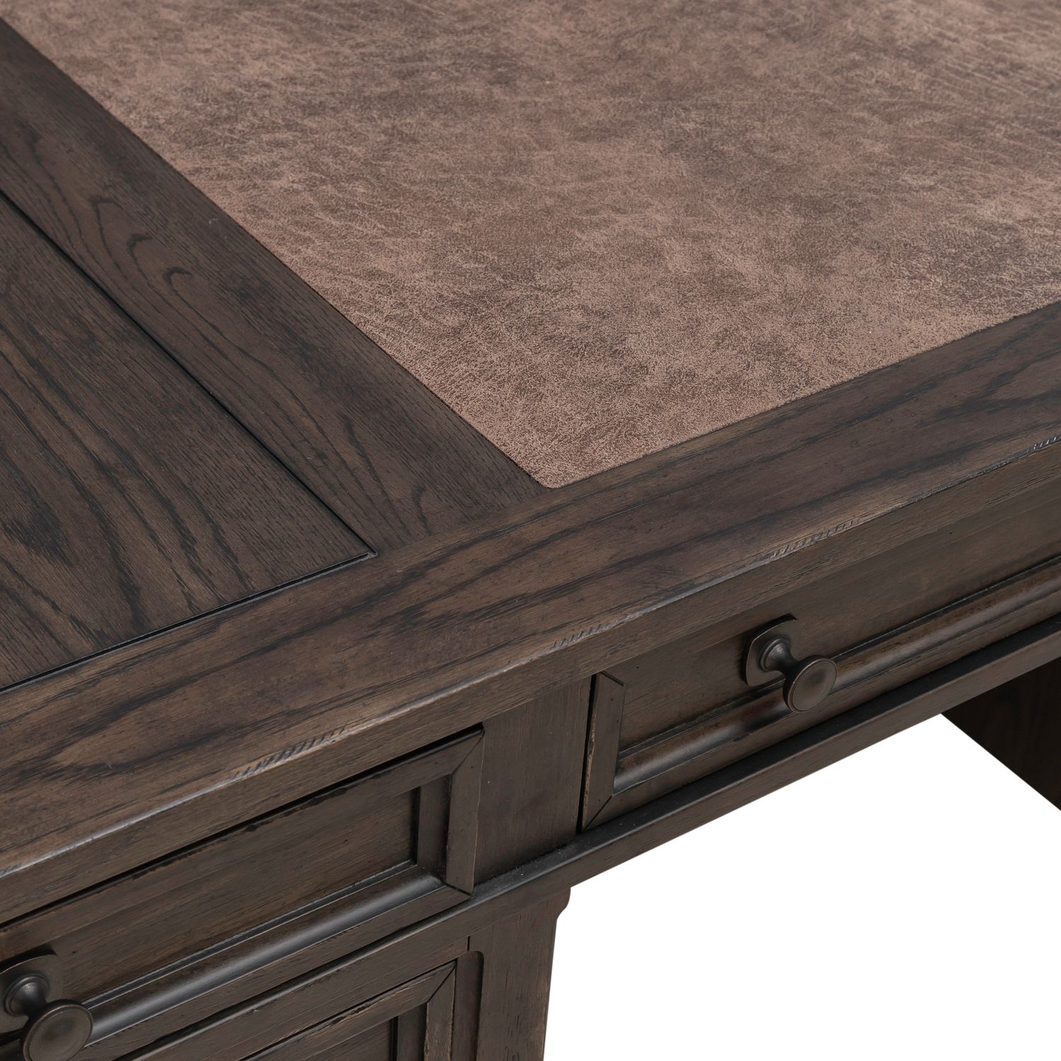 Paradise Valley Executive Office Set | Saddle Brown Wood