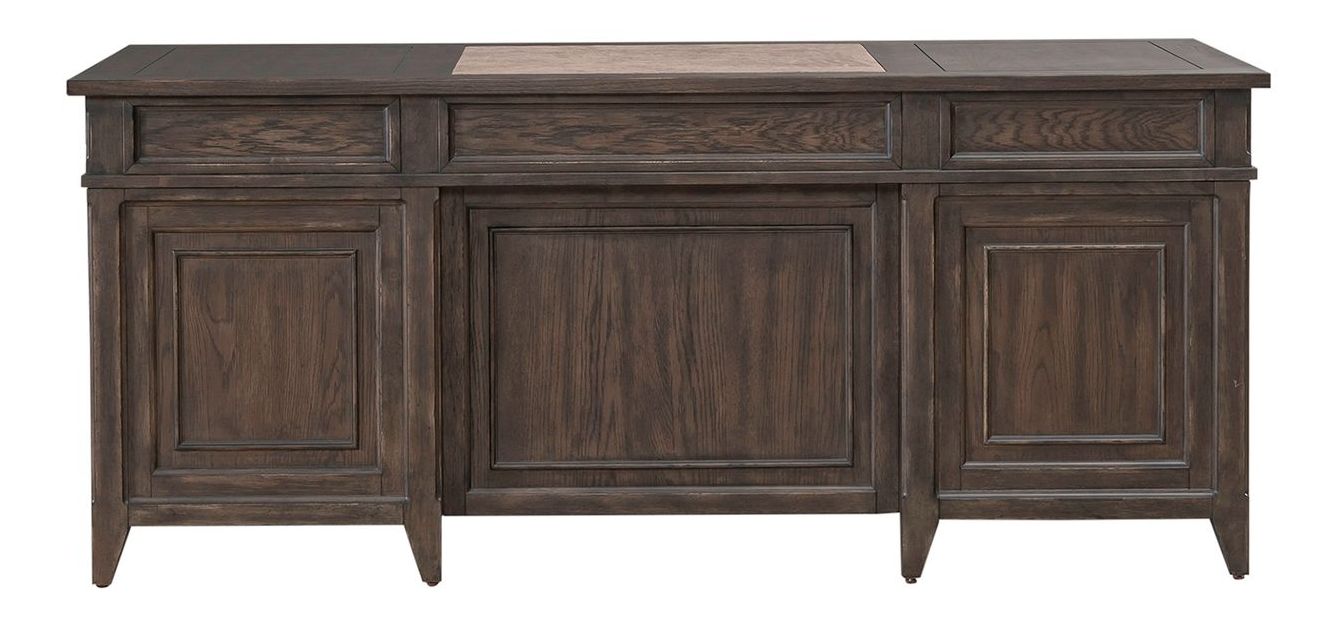 Paradise Valley Executive Office Set | Saddle Brown Wood
