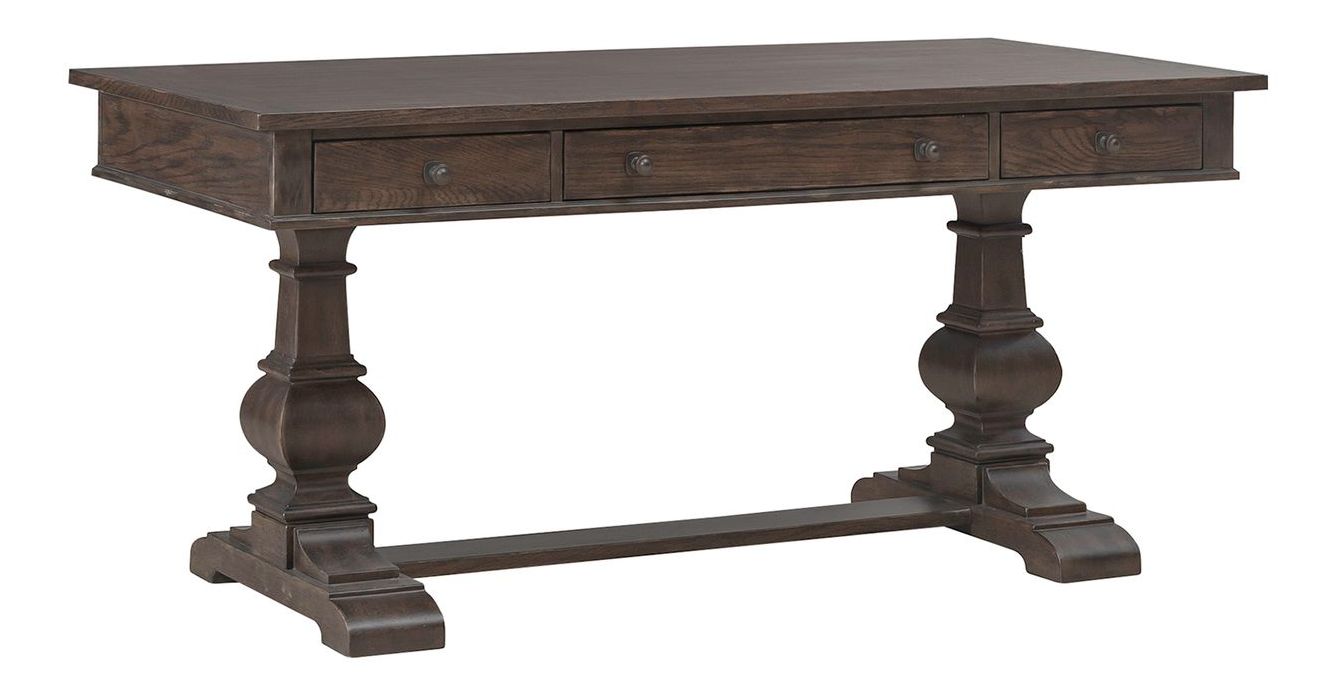 Paradise Valley Writing Desk Set | Saddle Brown Wood