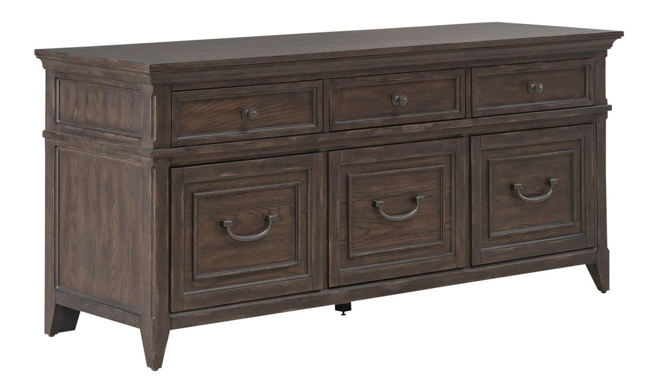 Paradise Valley Executive Office Set | Saddle Brown Wood