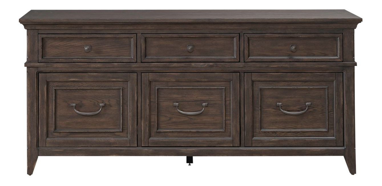 Paradise Valley Executive Office Set | Saddle Brown Wood
