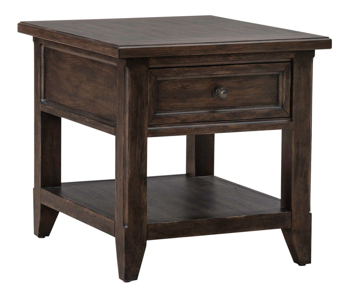 Paradise Valley Wood Cocktail Table Set | Saddle Brown