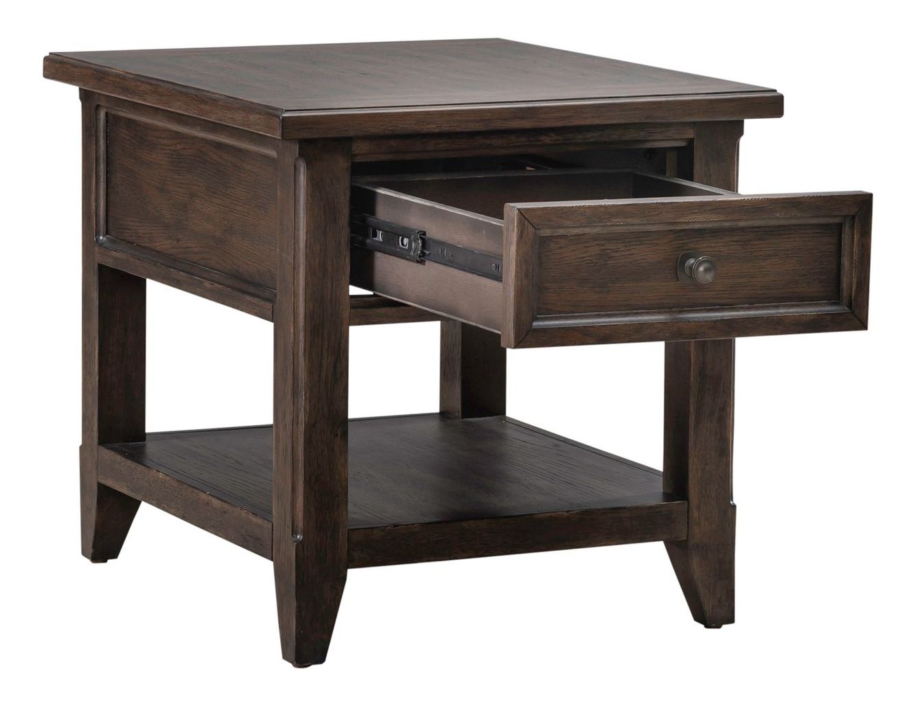 Paradise Valley Wood Cocktail Table Set | Saddle Brown