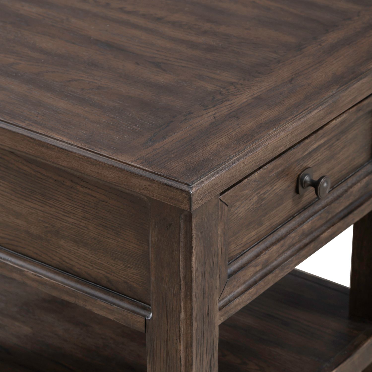 Paradise Valley Wood Cocktail Table Set | Saddle Brown
