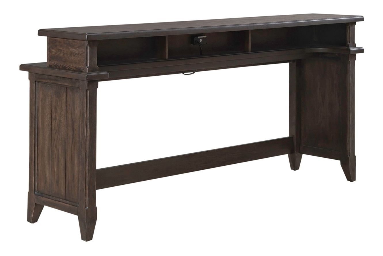 Paradise Valley Console Bar Set | Saddle Brown & Power