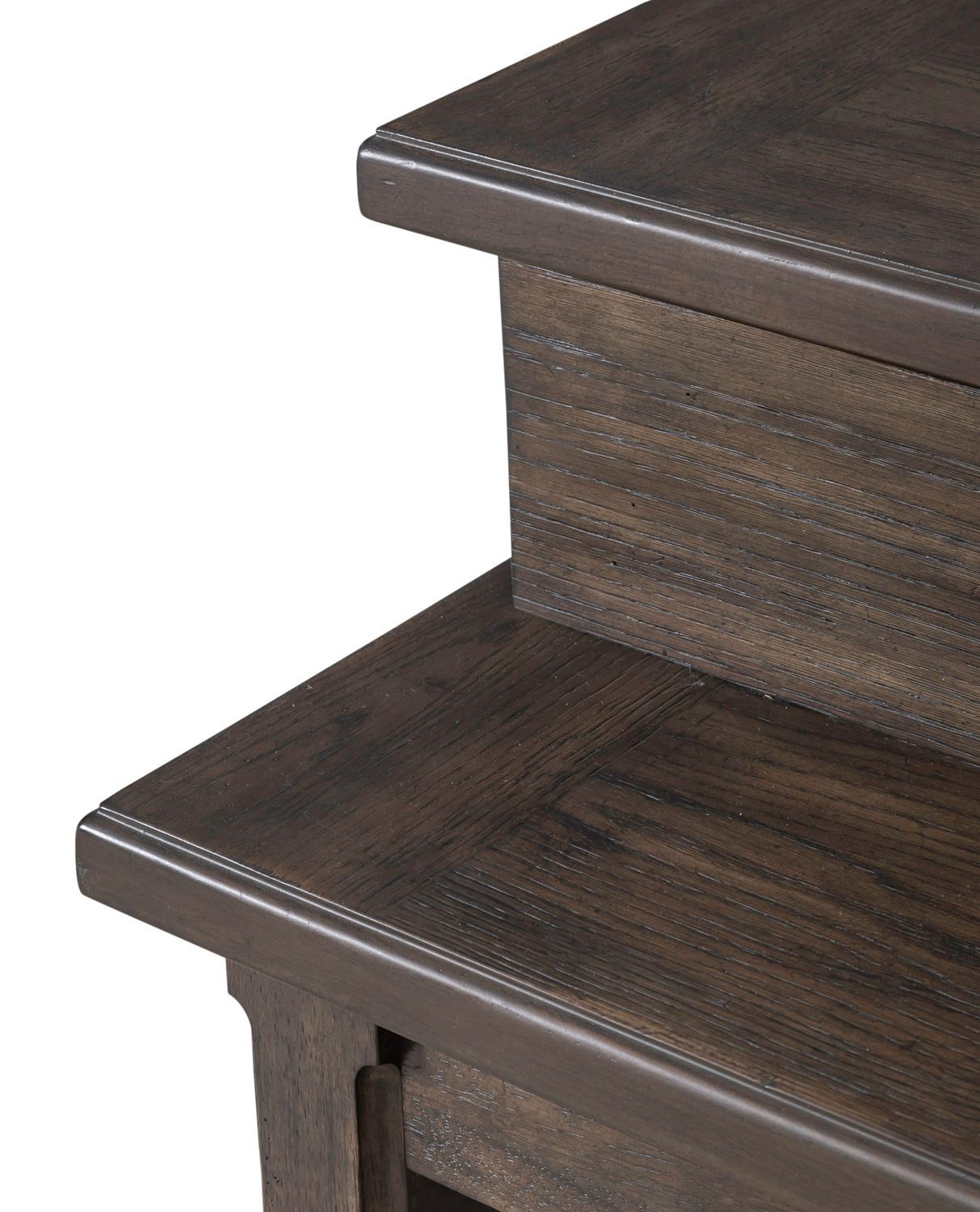 Paradise Valley Rectangular Wood Console Bar Table w/Charging Station