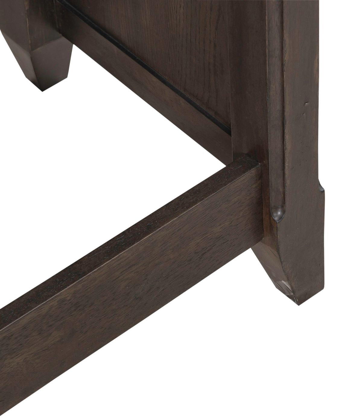 Paradise Valley Rectangular Wood Console Bar Table w/Charging Station