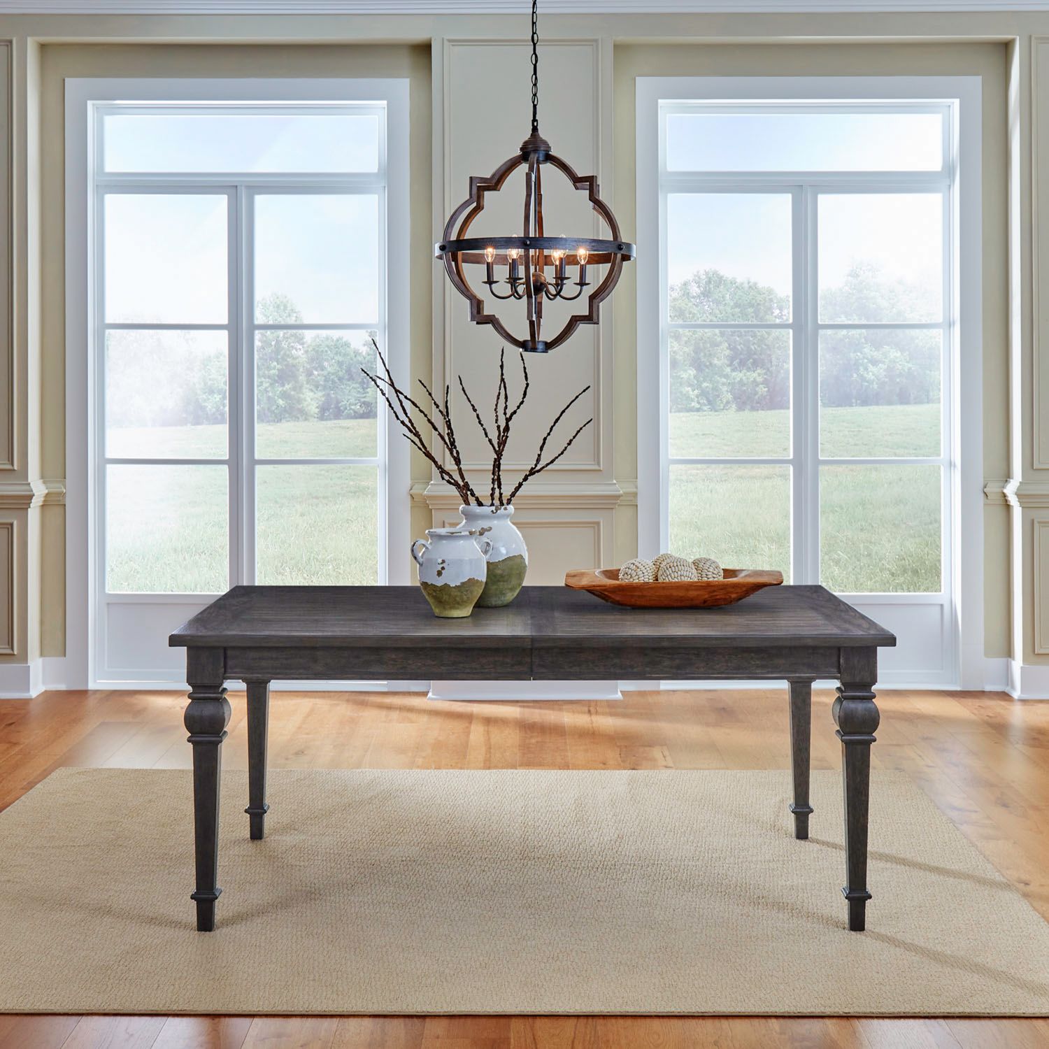 Paradise Valley Rectangular Wood Extendable Dining Table