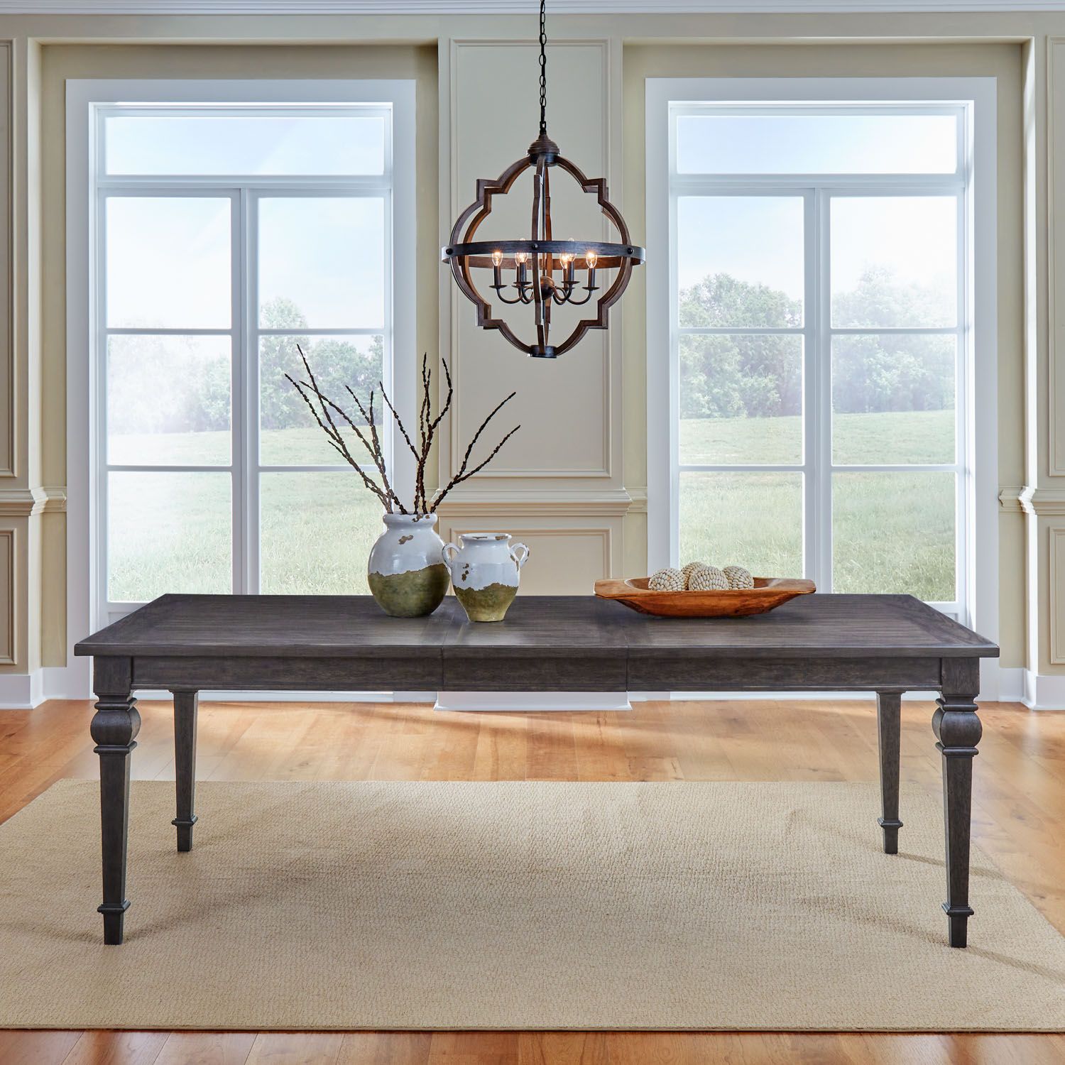 Paradise Valley Rectangular Wood Extendable Dining Table