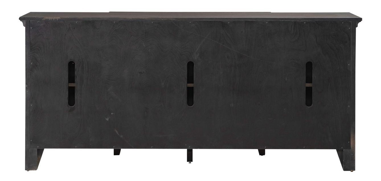 Paradise Valley Wood 76-Inch TV Console w/4 Doors