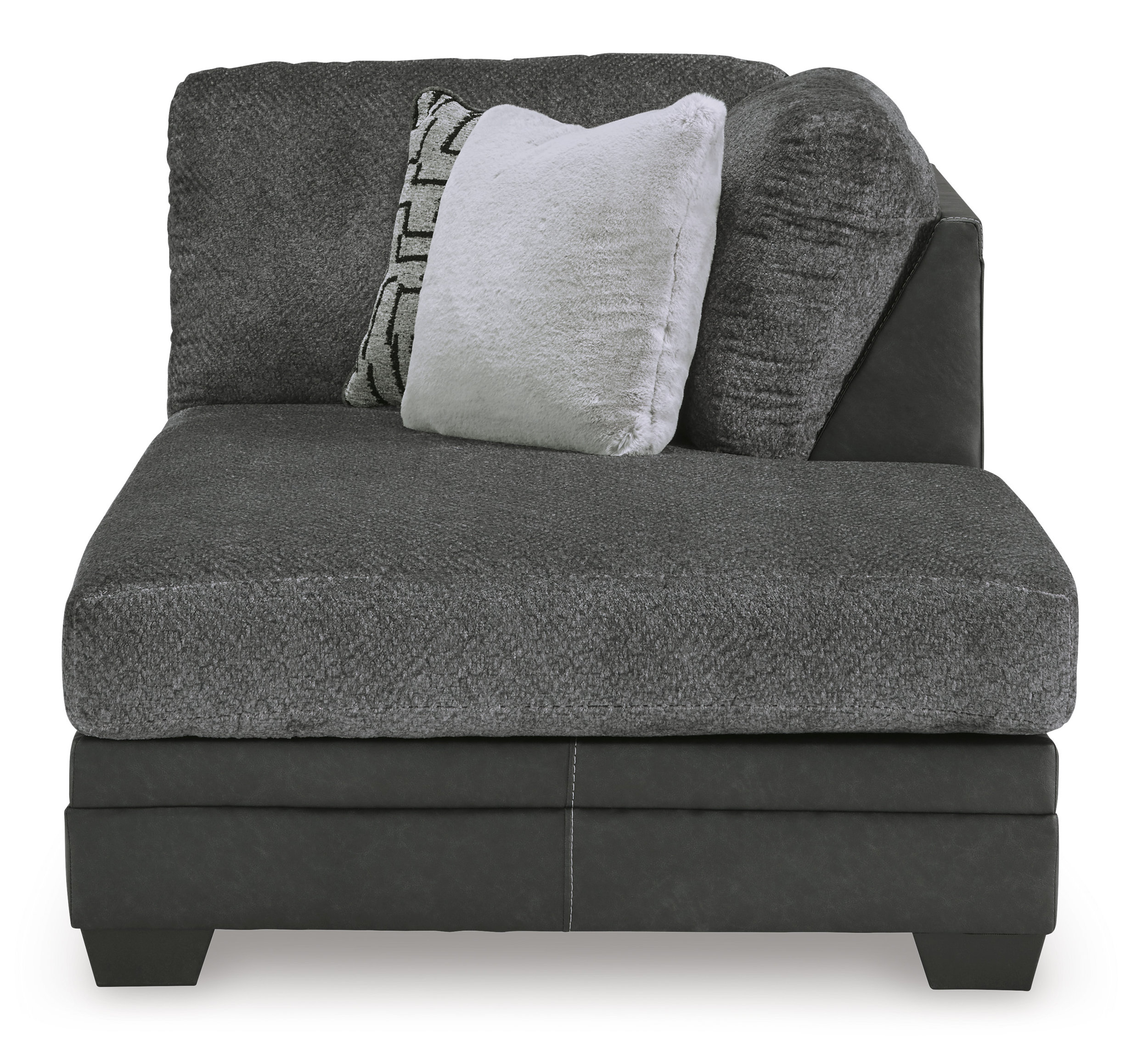 Brixley Pier Fabric/Faux Leather Left 2-Piece Sectional w/Chaise