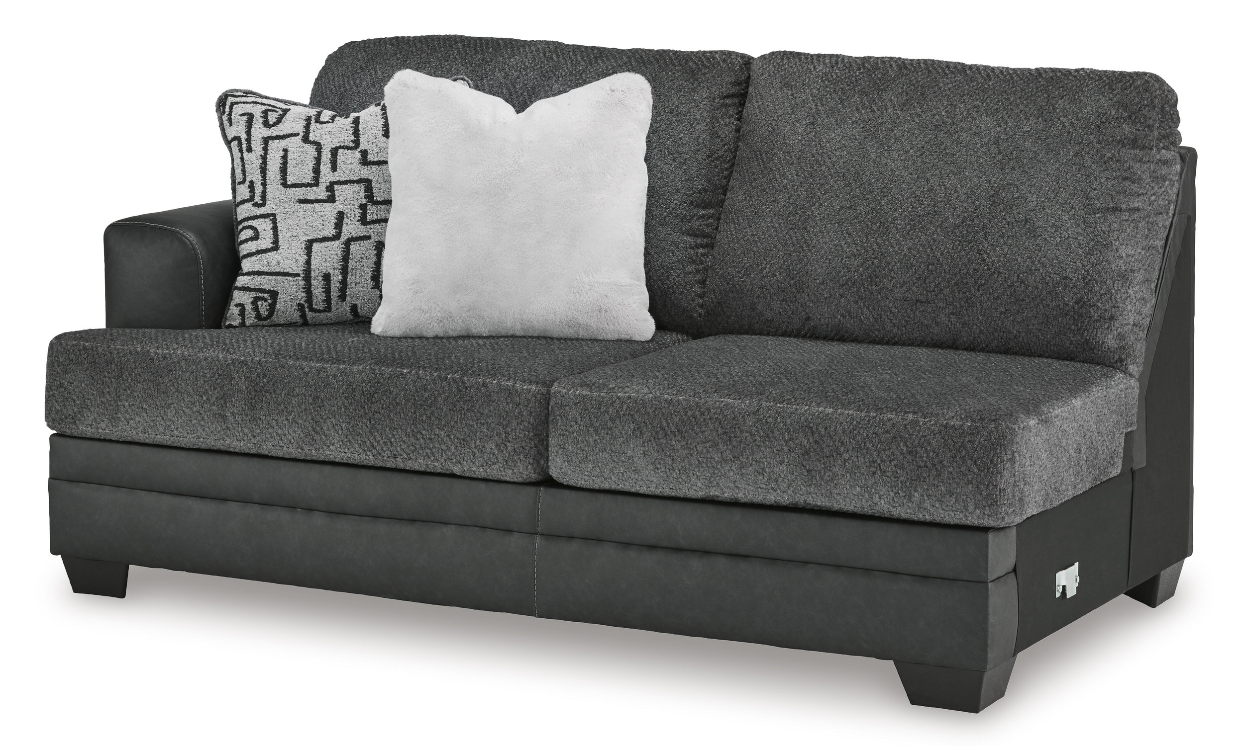 Brixley Pier Fabric/Faux Leather Left 2-Piece Sectional w/Chaise