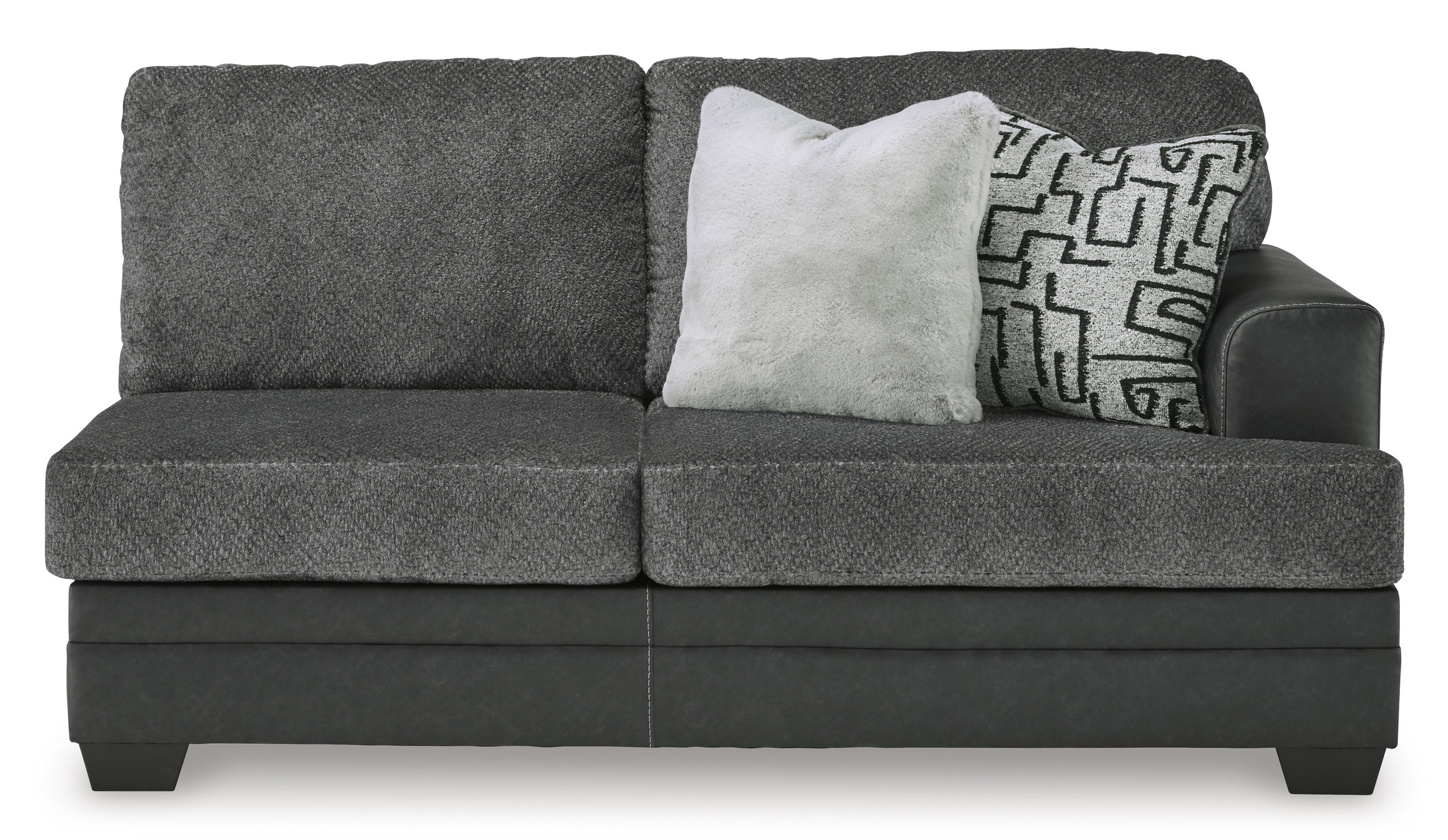 Brixley Pier Fabric/Faux Leather Left 2-Piece Sectional w/Chaise