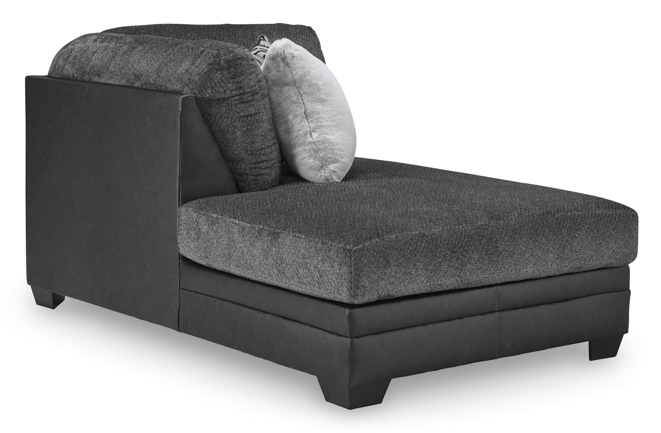 Brixley Pier Fabric/Faux Leather Left 2-Piece Sectional w/Chaise